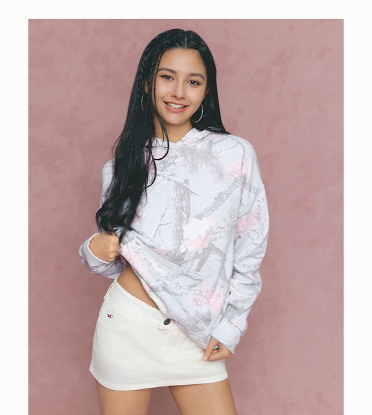HOLLISTER PINK CAMO HOODIE