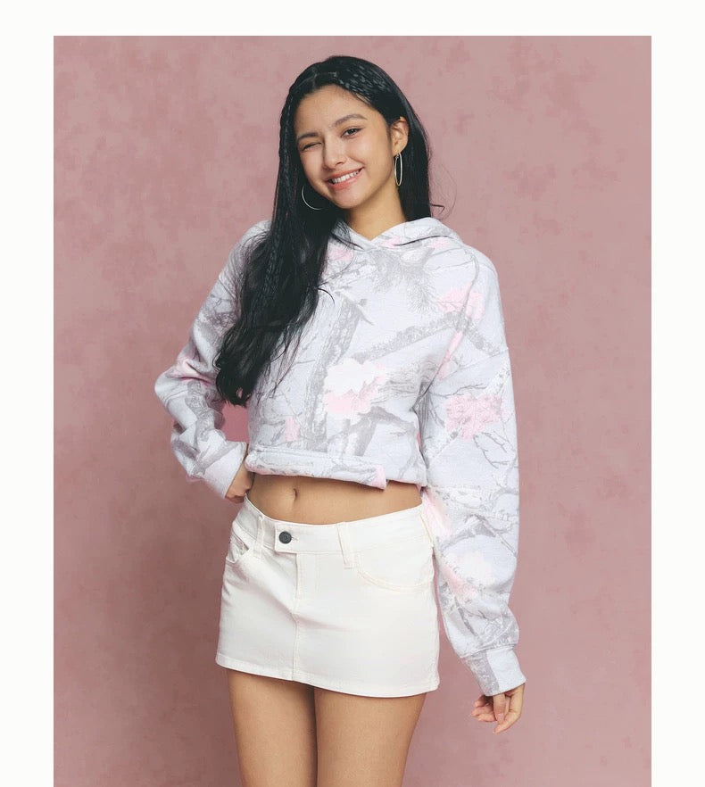 HOLLISTER PINK CAMO HOODIE