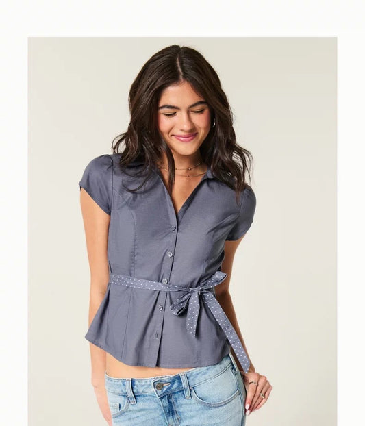 HOLLISTER POLKADOT STRAP SHORT SLEEVE
