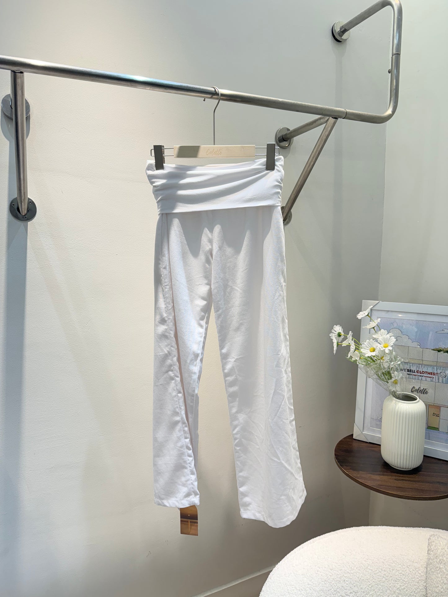 LOW WAIST LINEN BOTTOMS