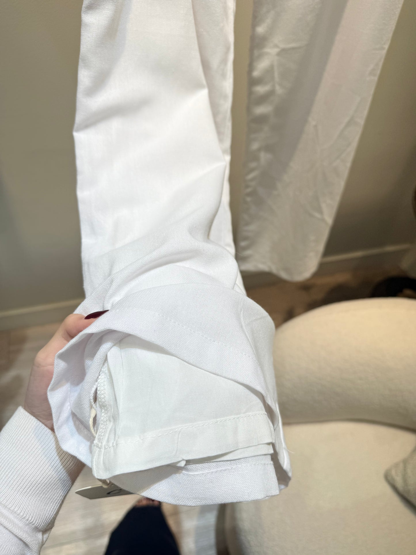 LOW WAIST LINEN BOTTOMS