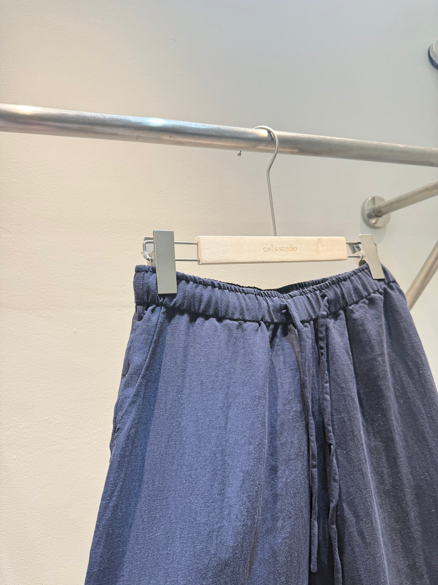 BLUE LINEN BOTTOMS