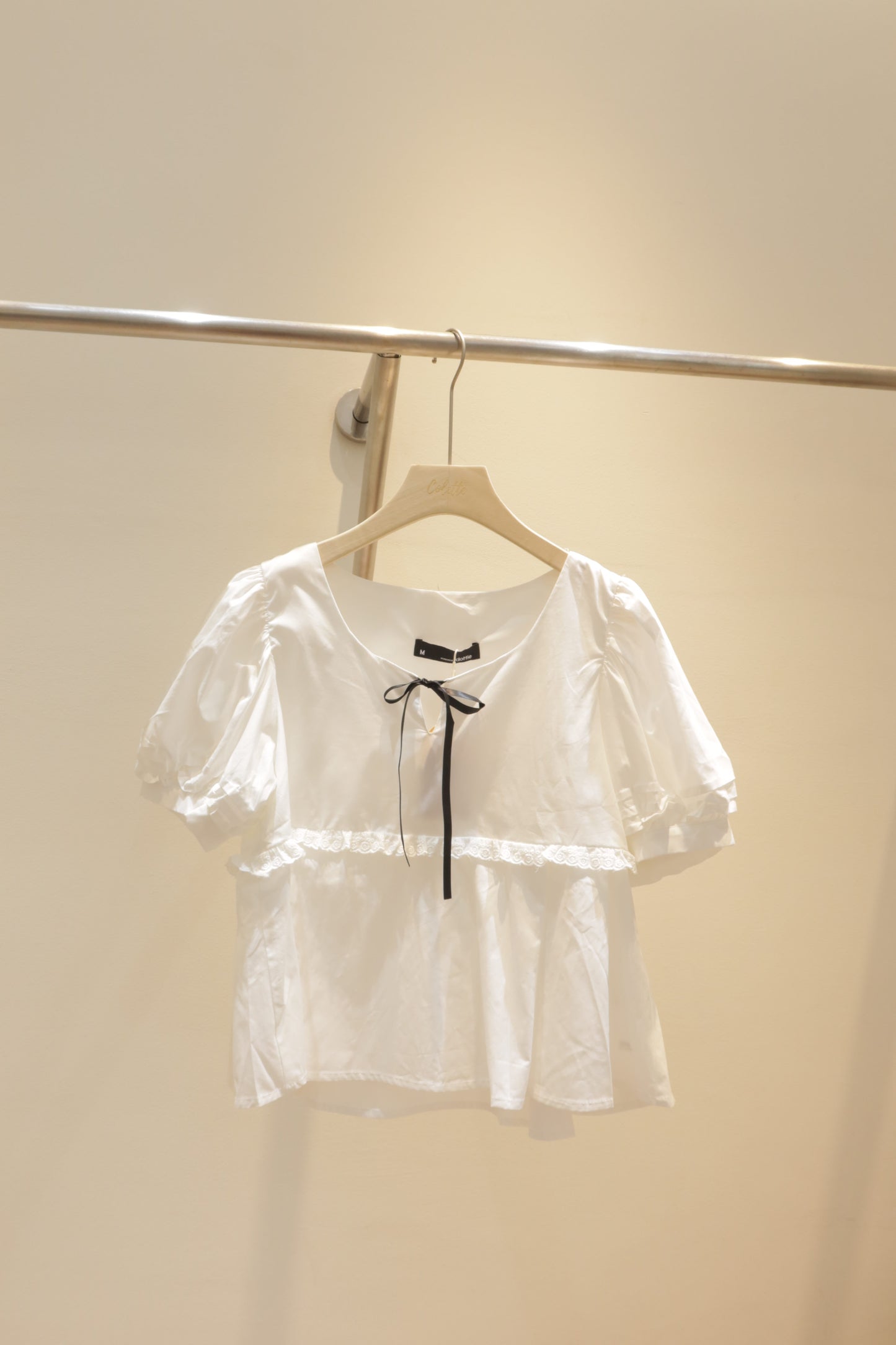 Short sleeve babydoll top