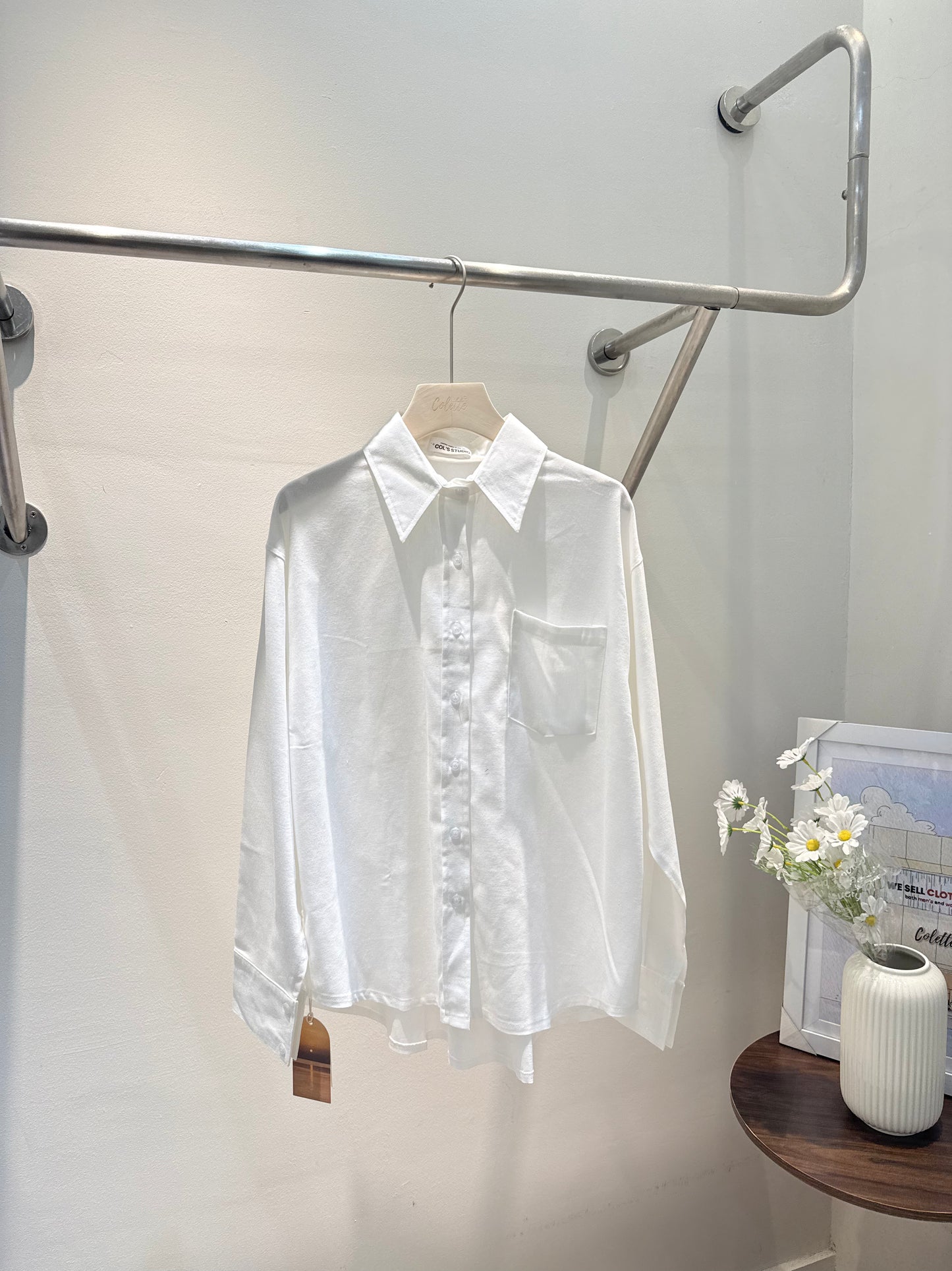 LINEN BUTTONED OUTERWEAR