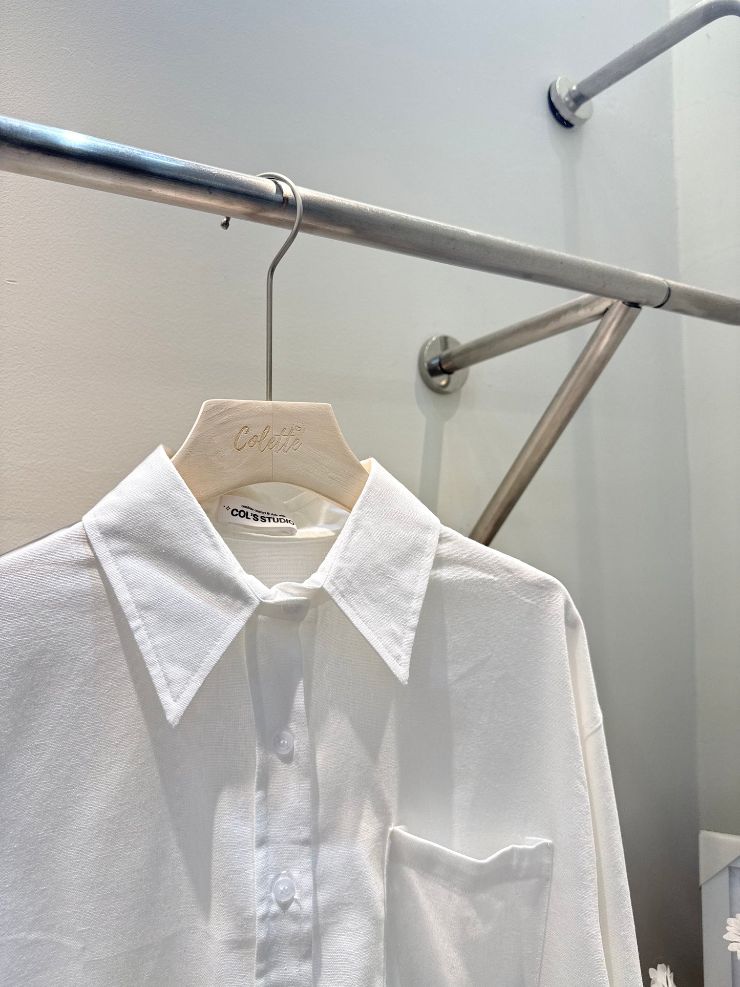 LINEN BUTTONED OUTERWEAR