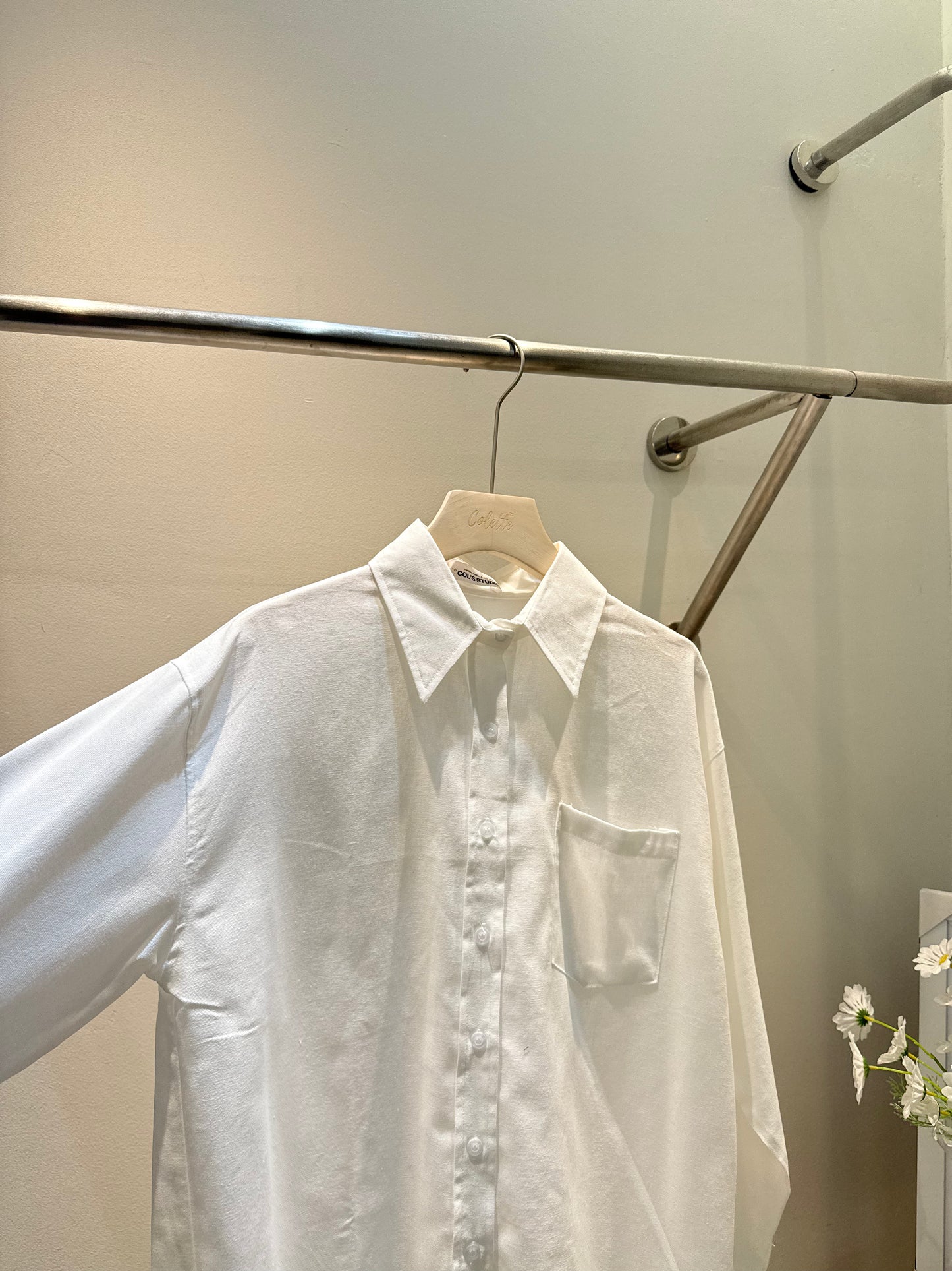 LINEN BUTTONED OUTERWEAR
