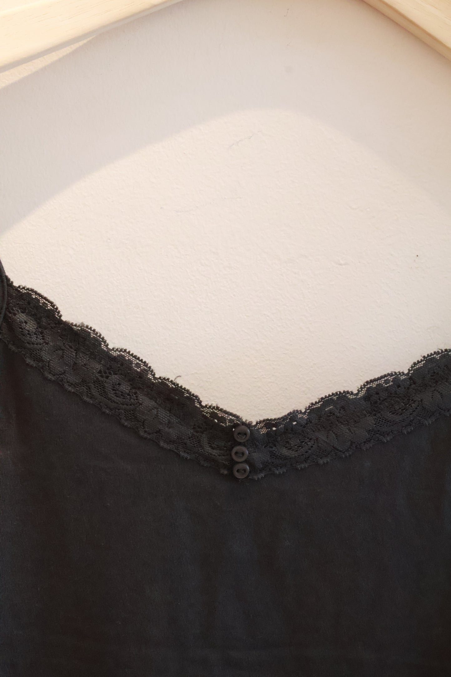 BRANDY Arden Lace Tank  -DARK GREY