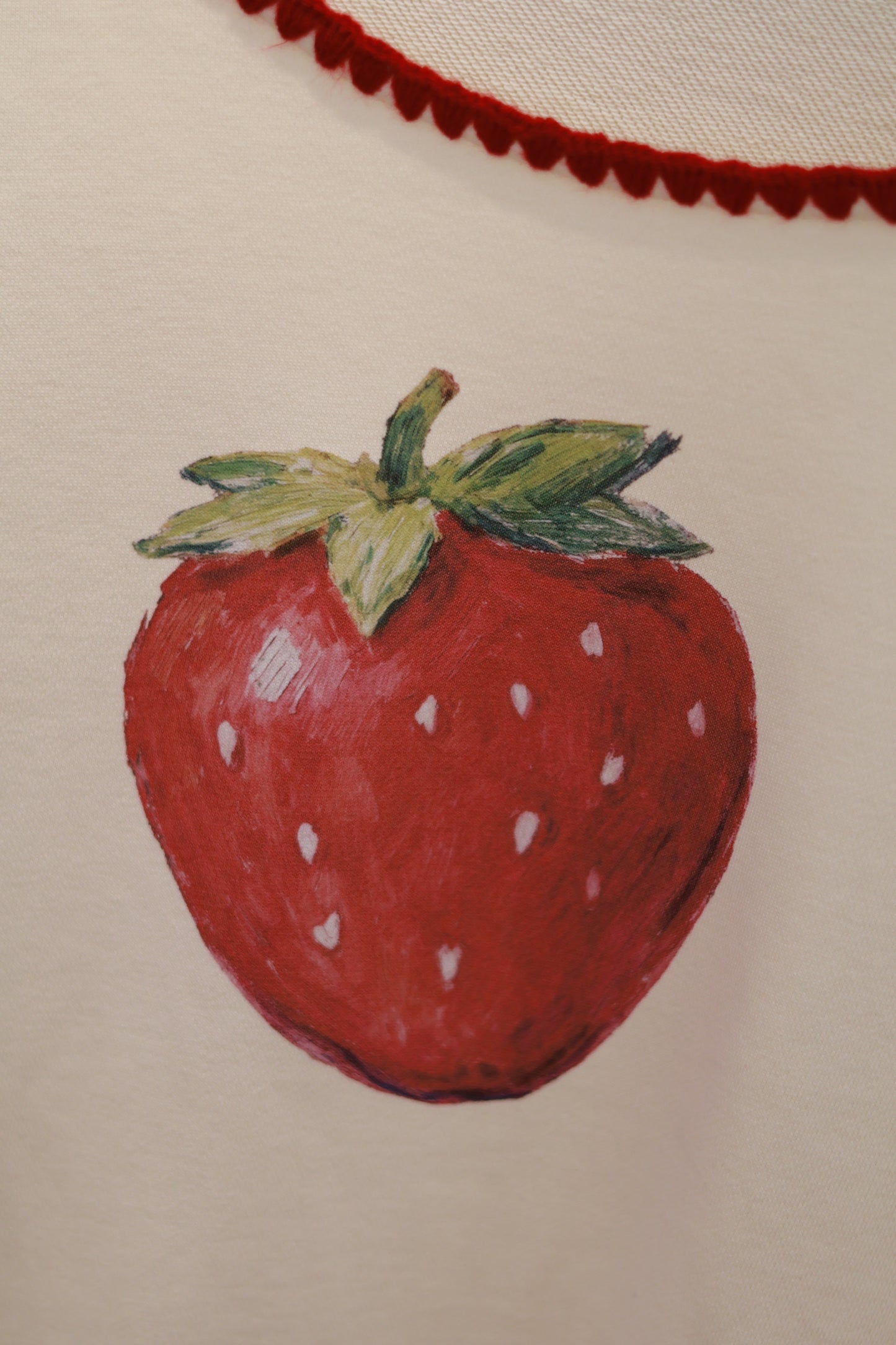 CIDER Strawberry Graphic Oversized Sweatshirt