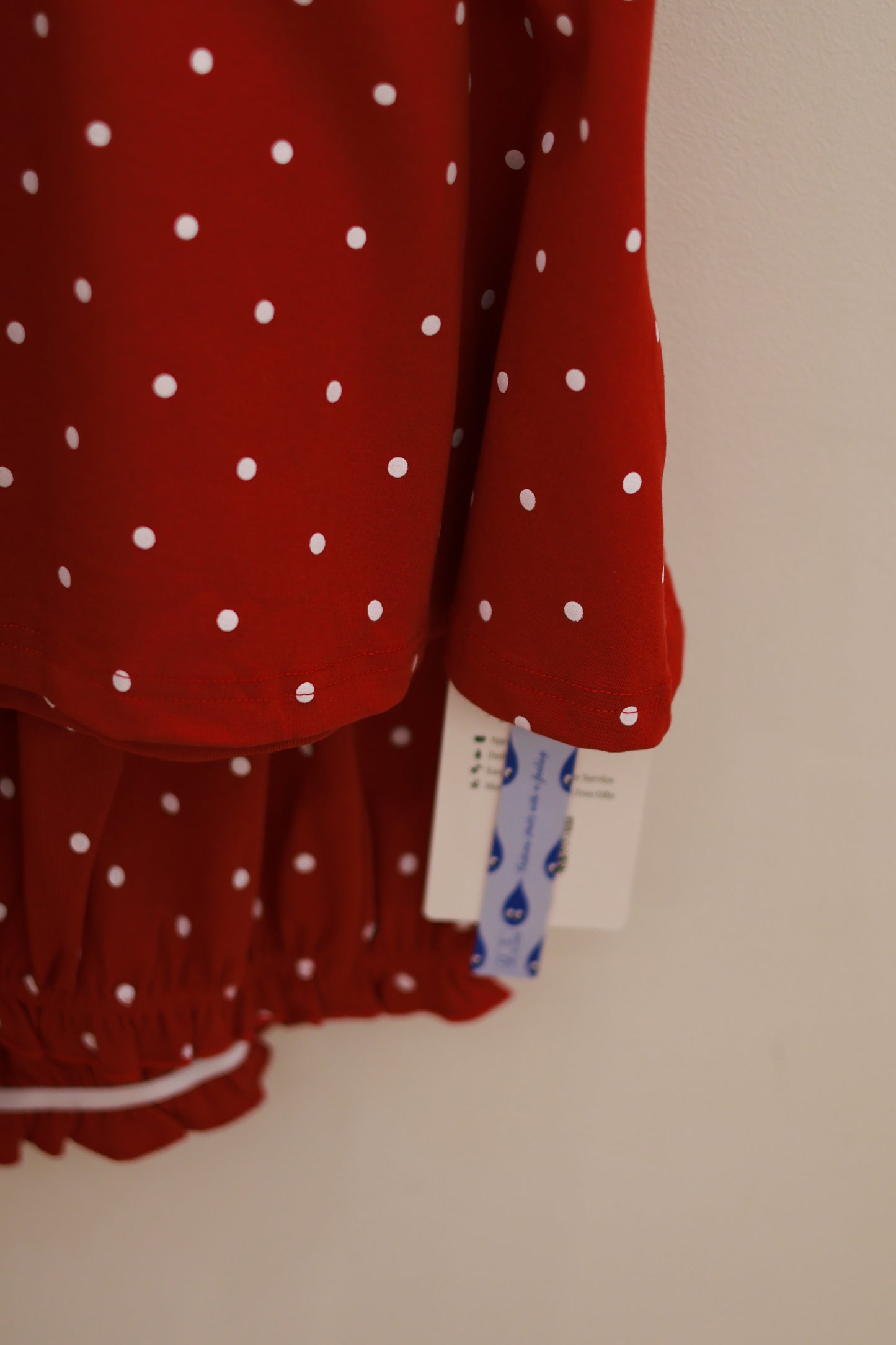 CIDER Cotton Polka Dot Bowknot Top & Mid Rise Shorts Loungewear Set