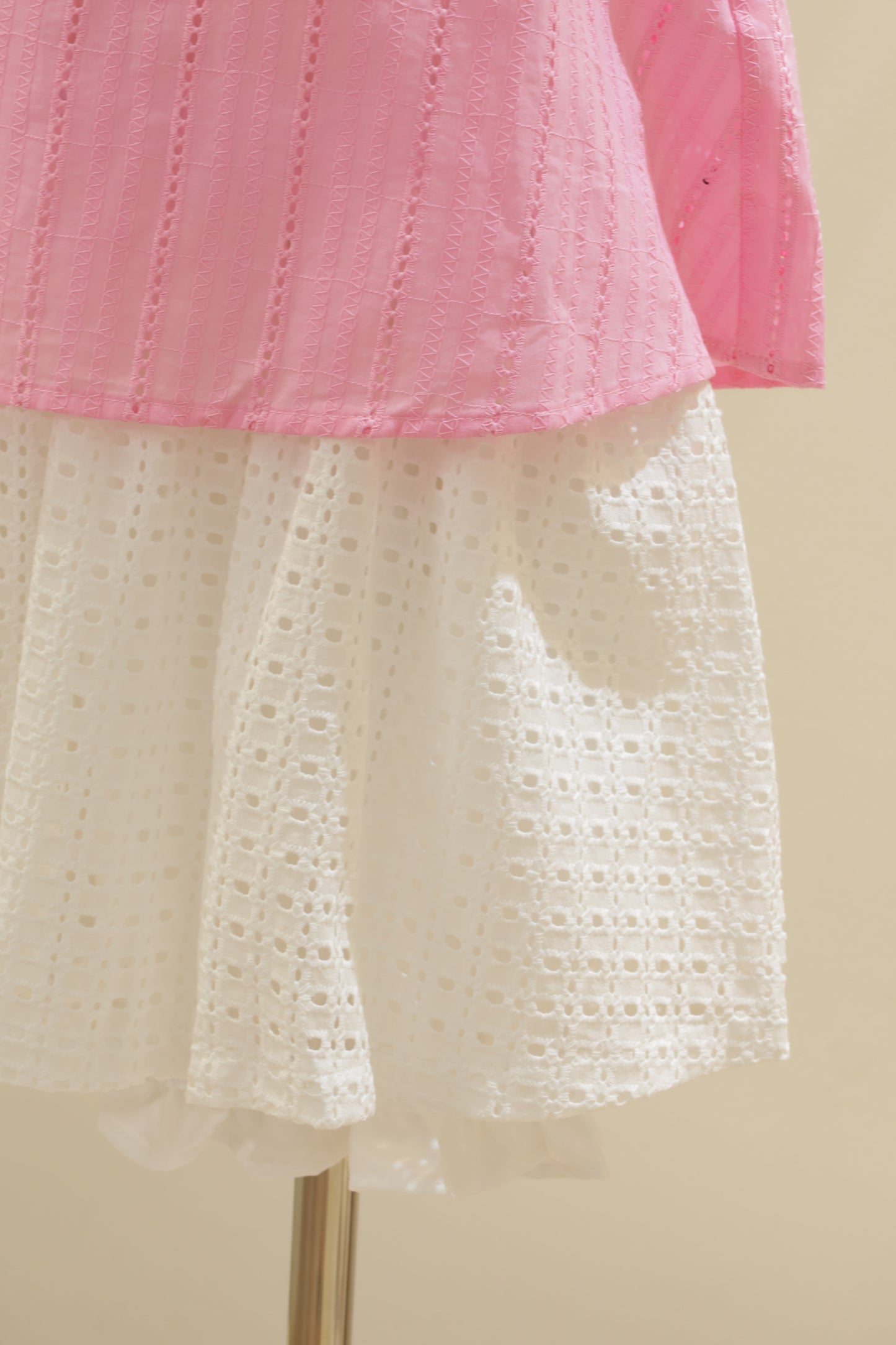 Embroidered skort