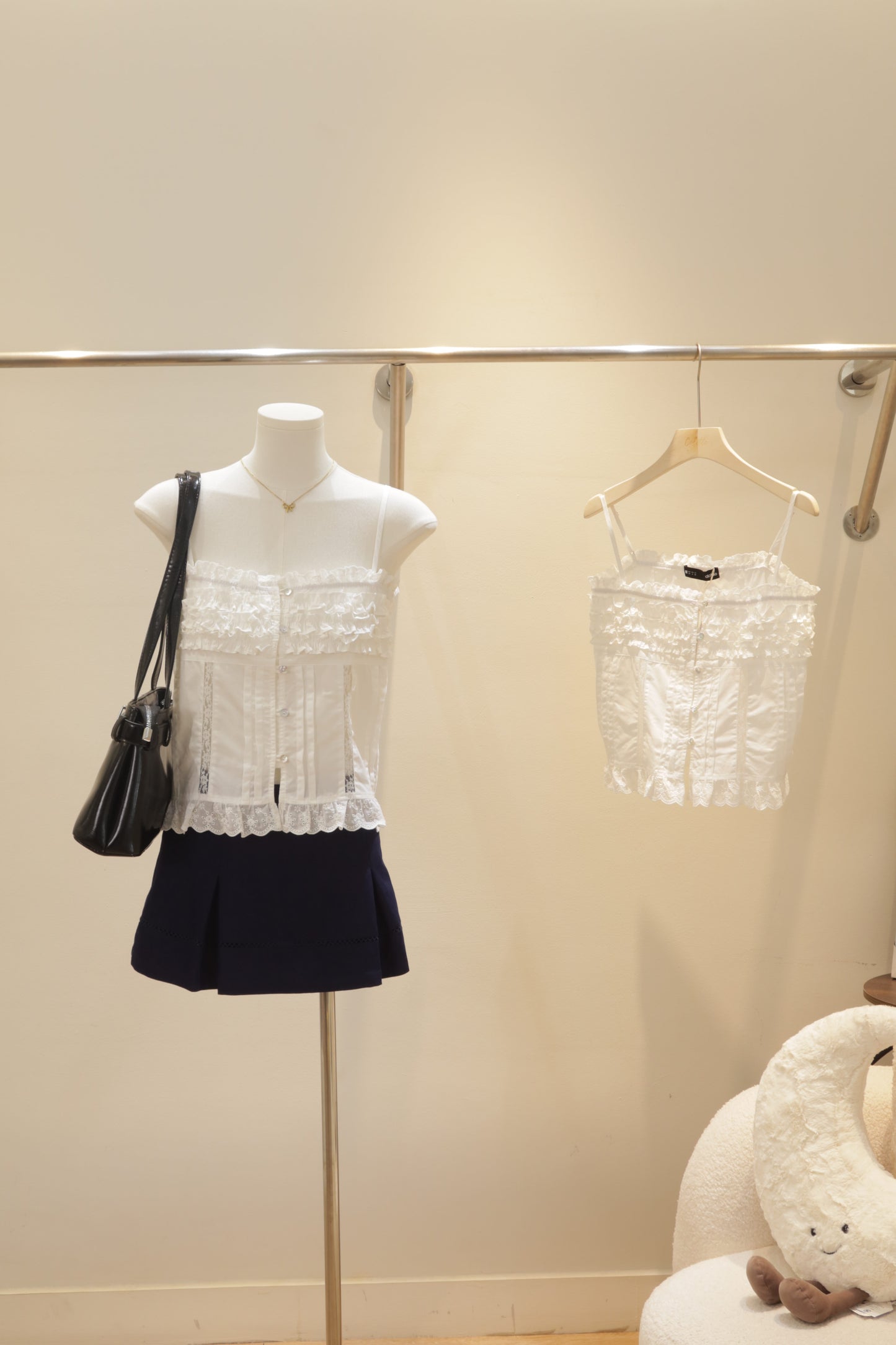 Poplin flowy top