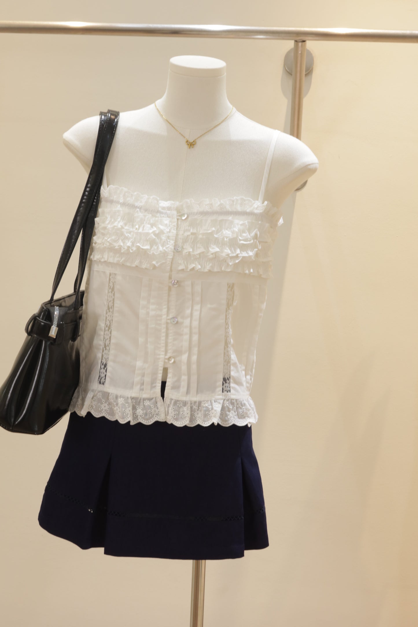 Poplin flowy top