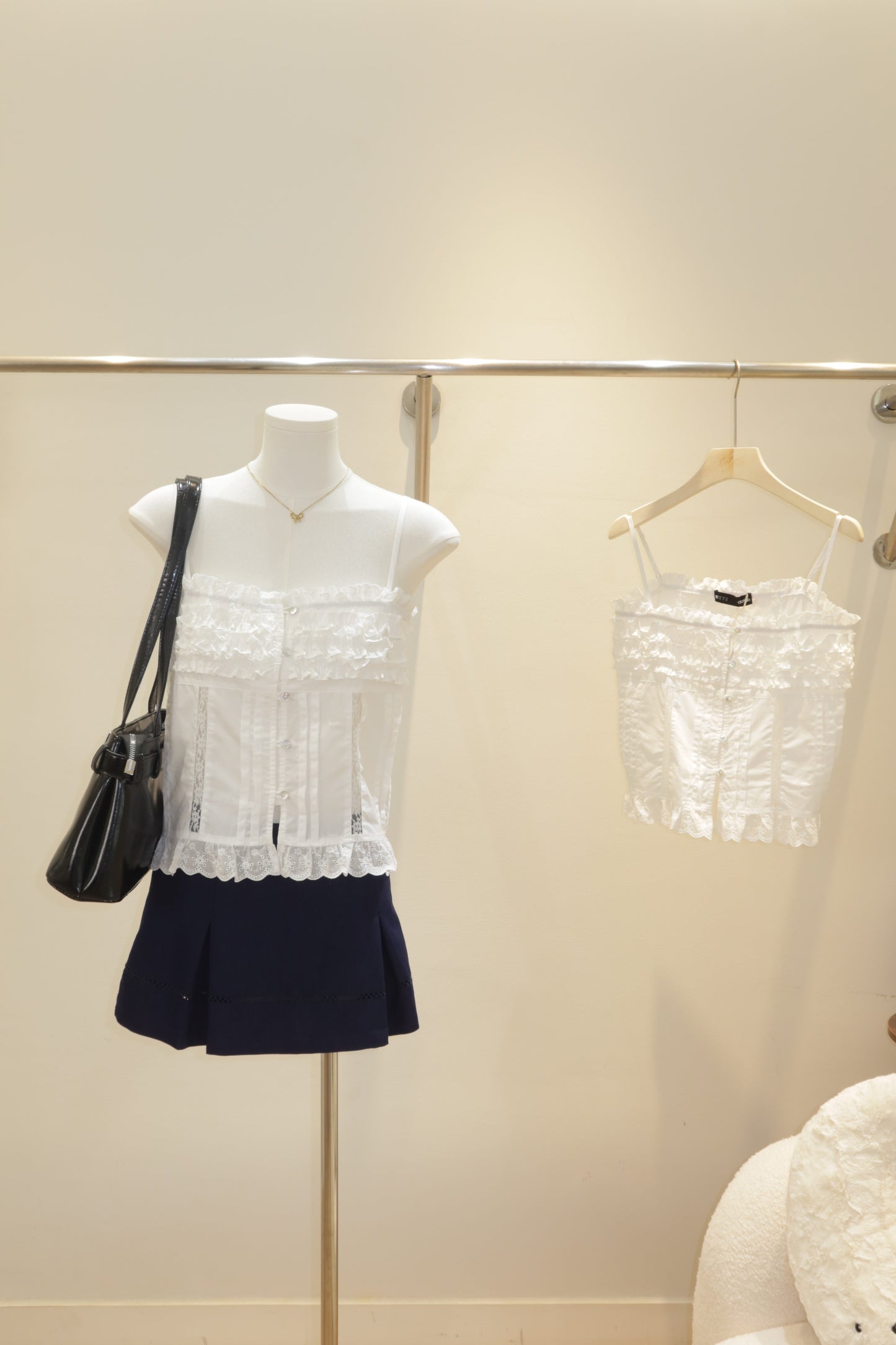 Poplin flowy top