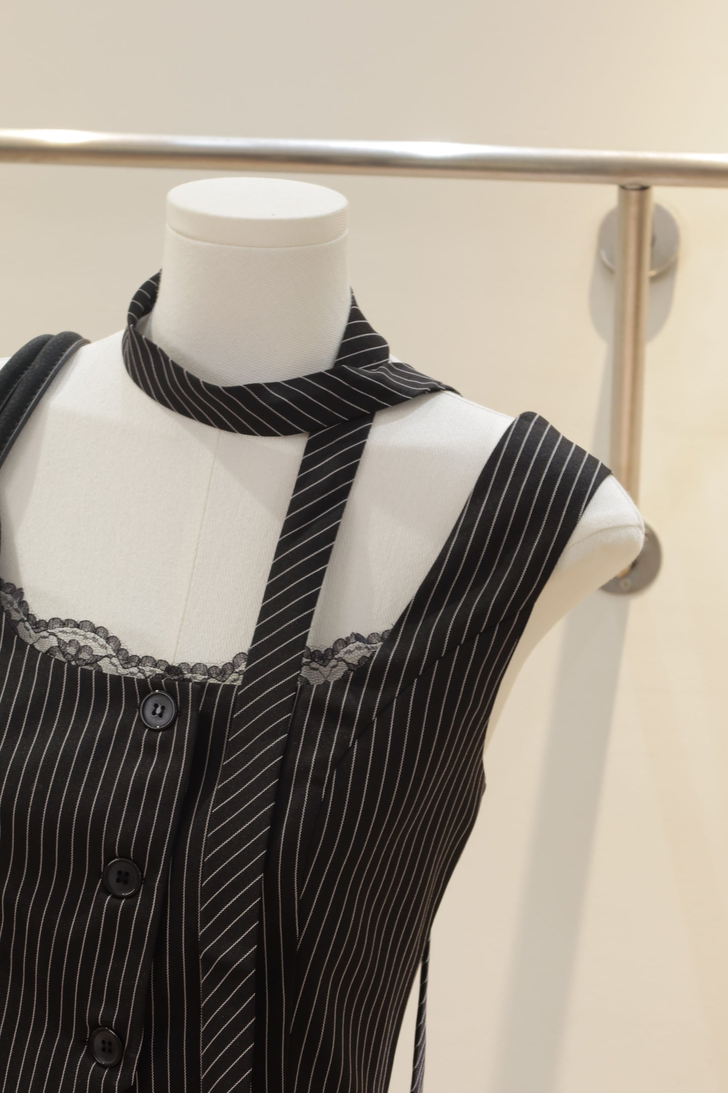 Gray stripes 2pcs top