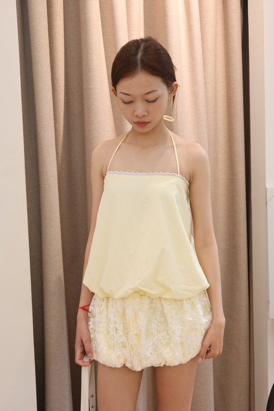 Halter mini dress