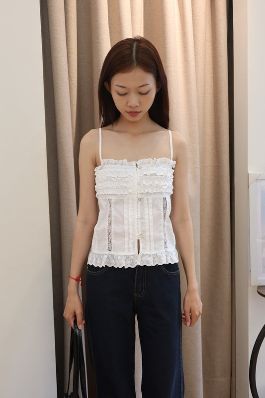 Poplin flowy top
