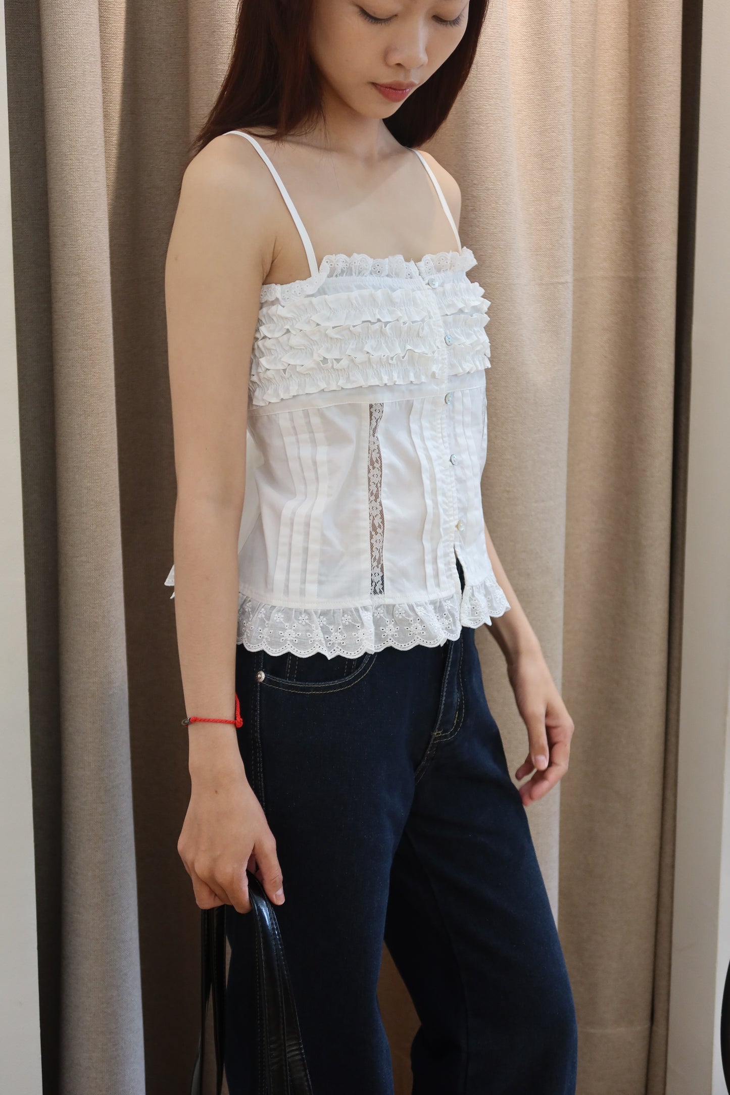 Poplin flowy top