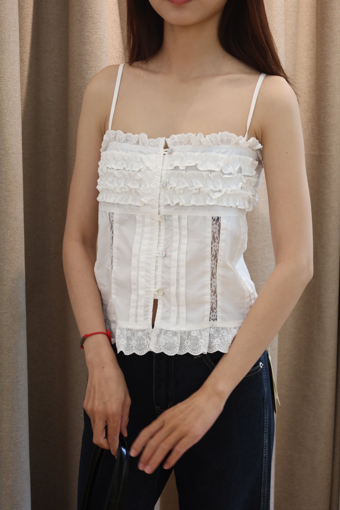 Poplin flowy top