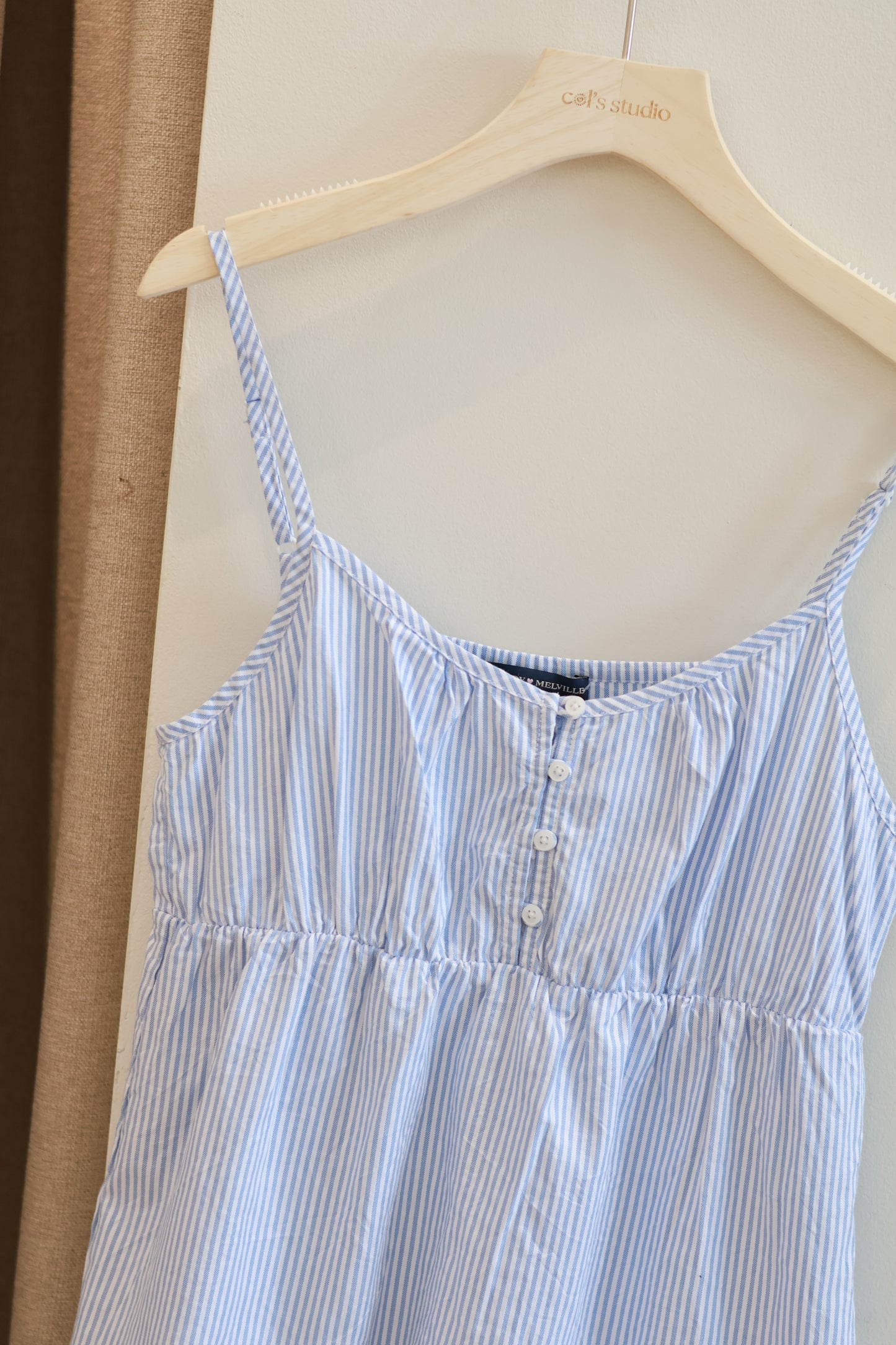 BRANDY BLUE AND WHITE STRIPED BABYDOLL