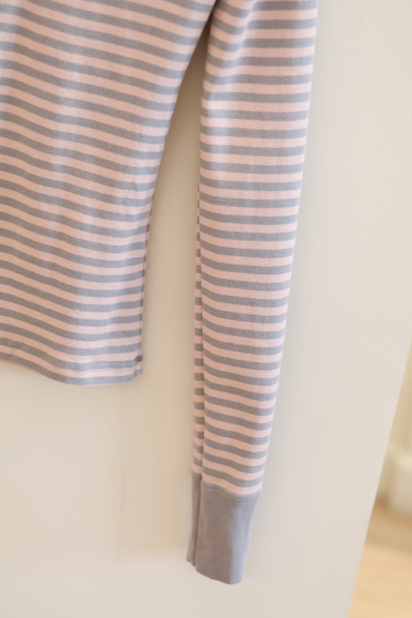 BRANDY BLUE & PINK STRIPED 6 BUTTONS TOP