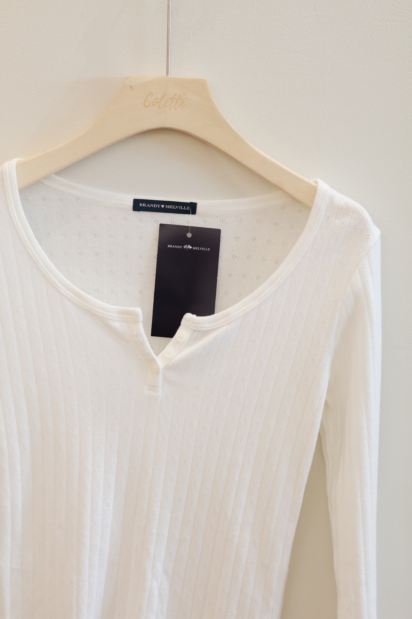 BRANDY WHITE FLORAL LONG SLEEVE