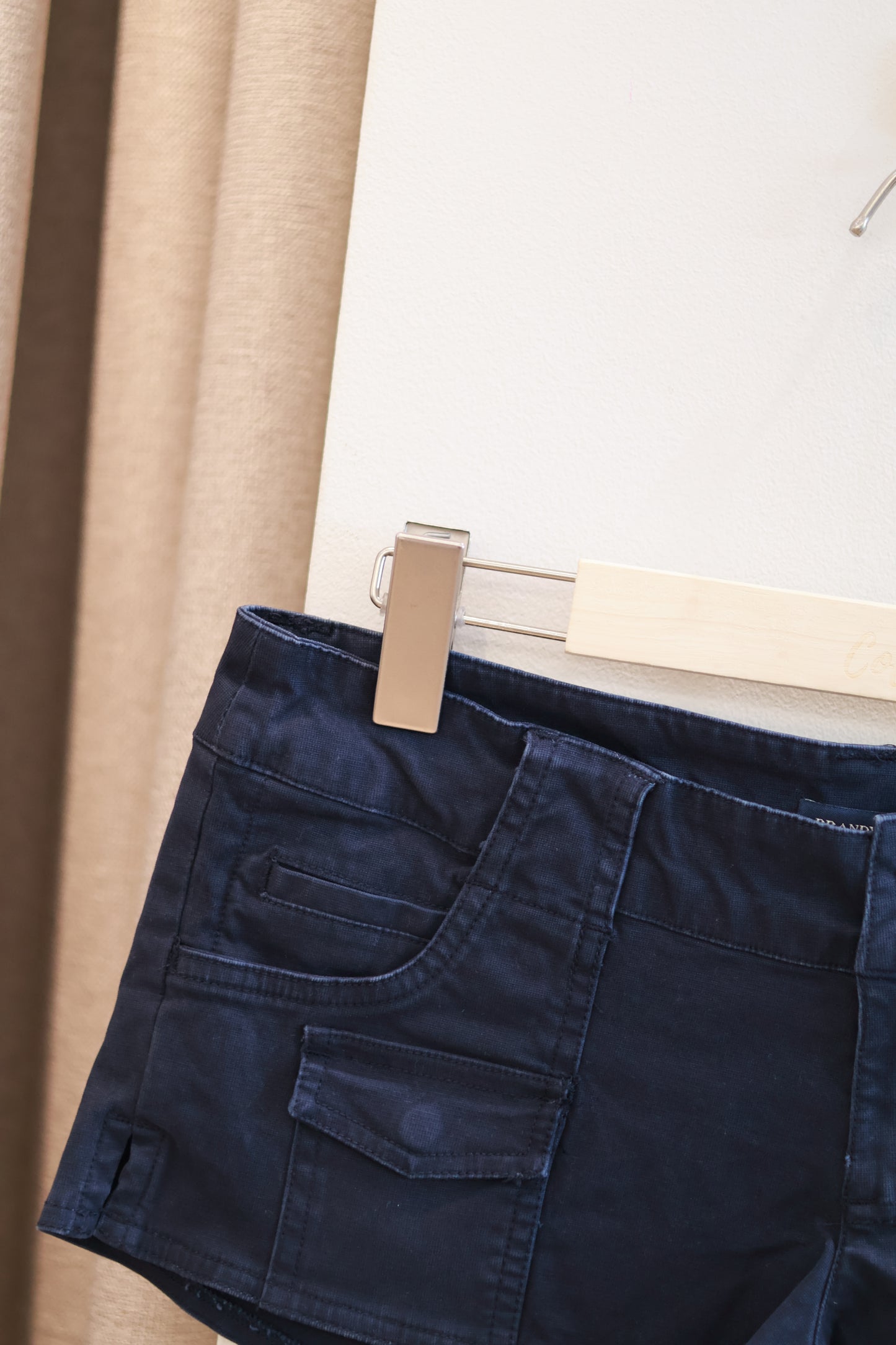 BRANDY NAVY CARGO SHORTS