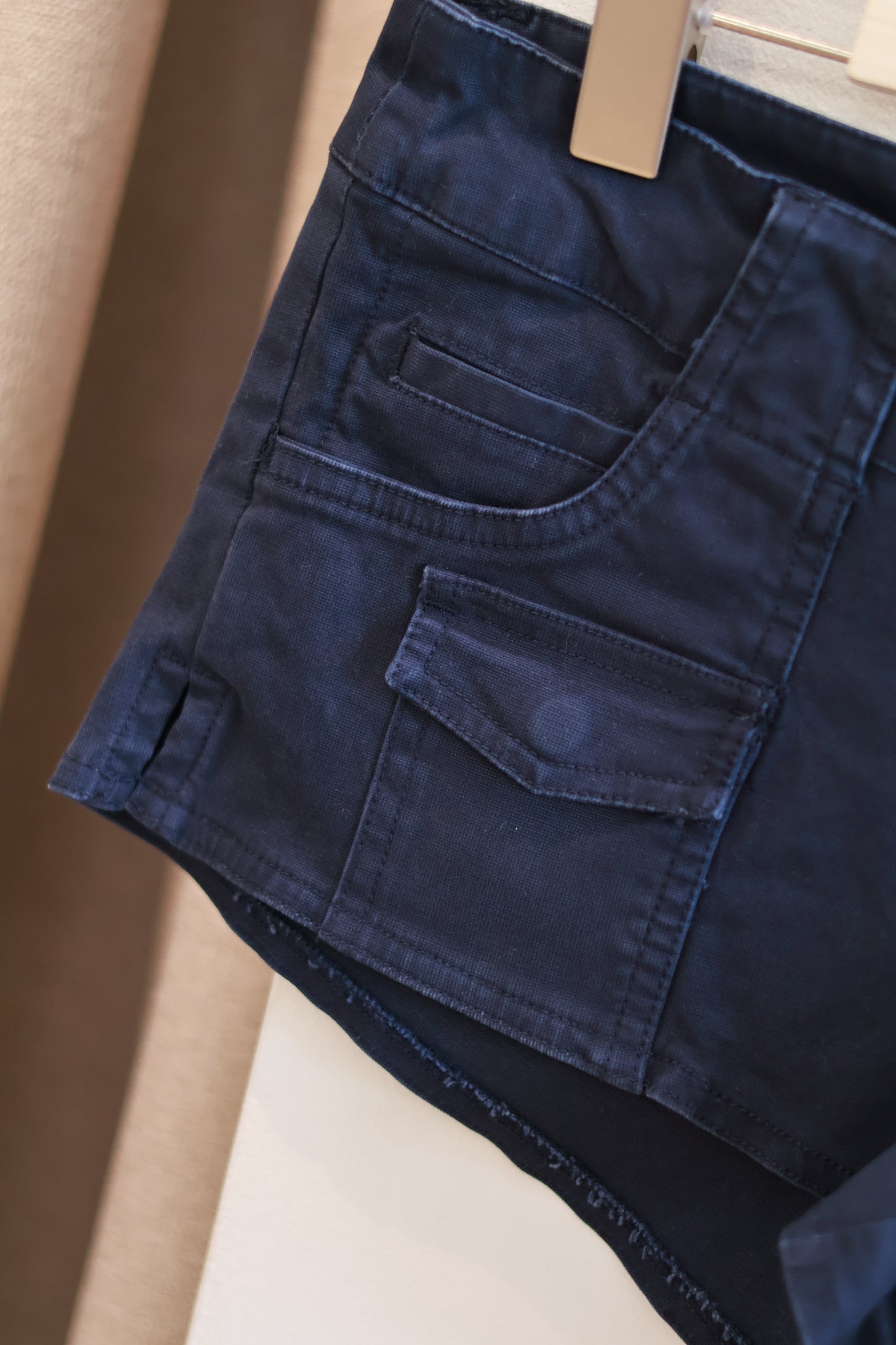 BRANDY NAVY CARGO SHORTS
