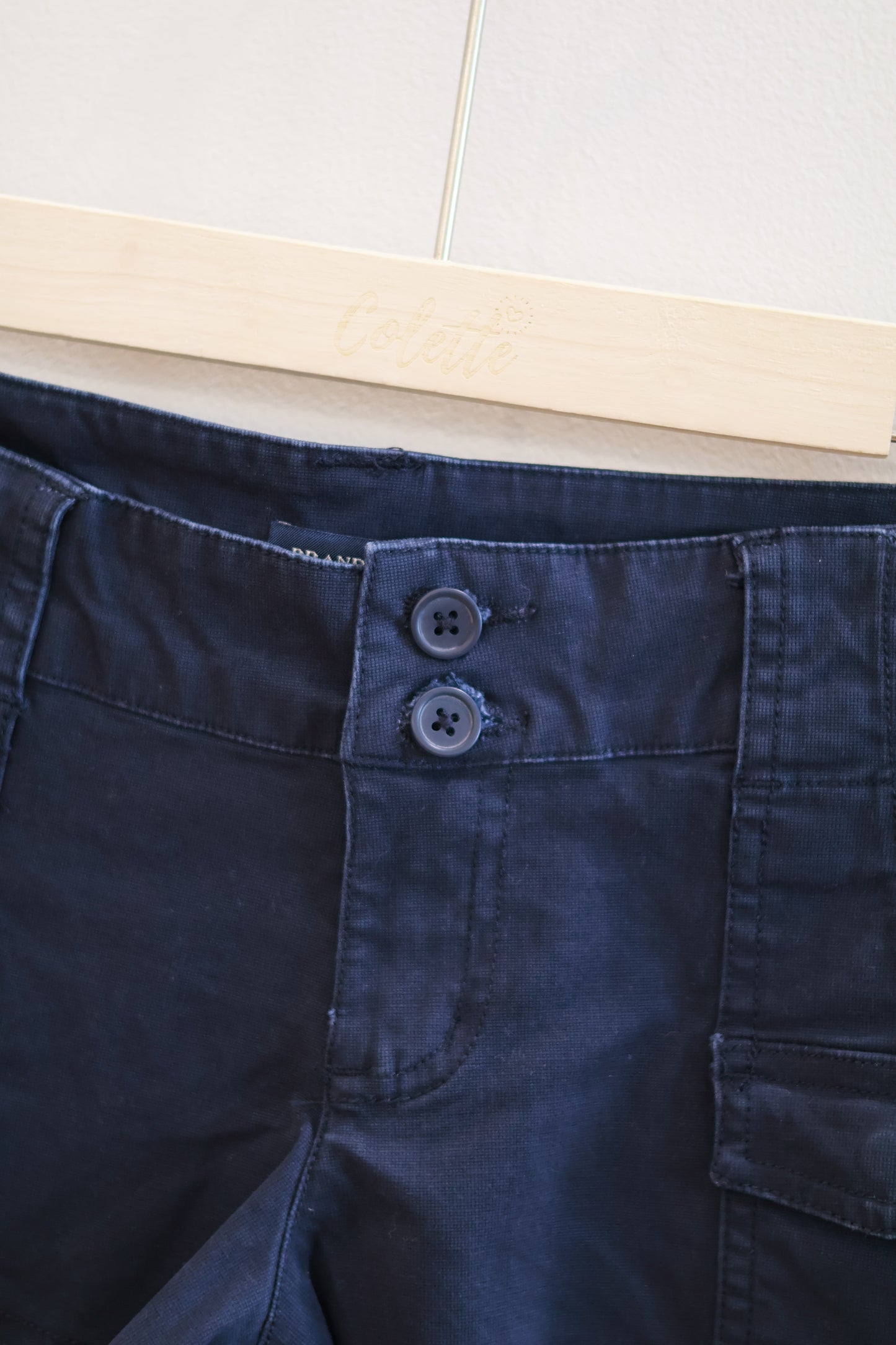BRANDY NAVY CARGO SHORTS