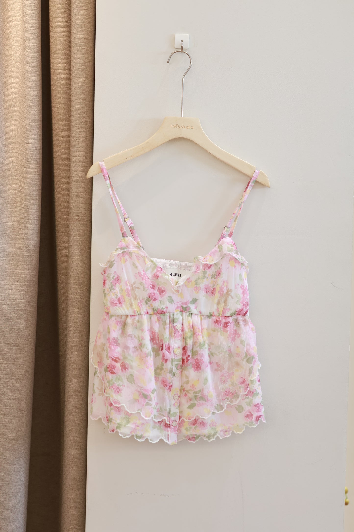 HOLLISTER Easy Chiffon Babydoll Top
