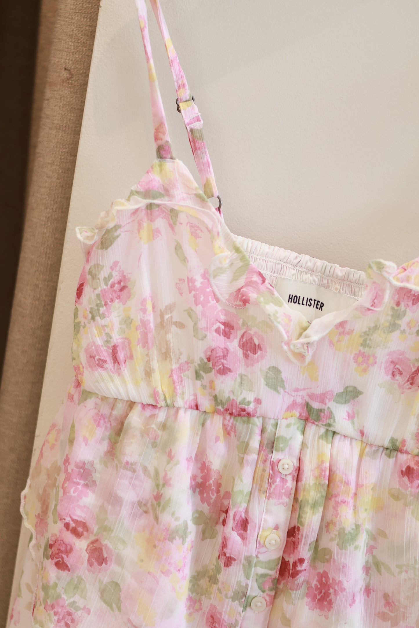 HOLLISTER Easy Chiffon Babydoll Top