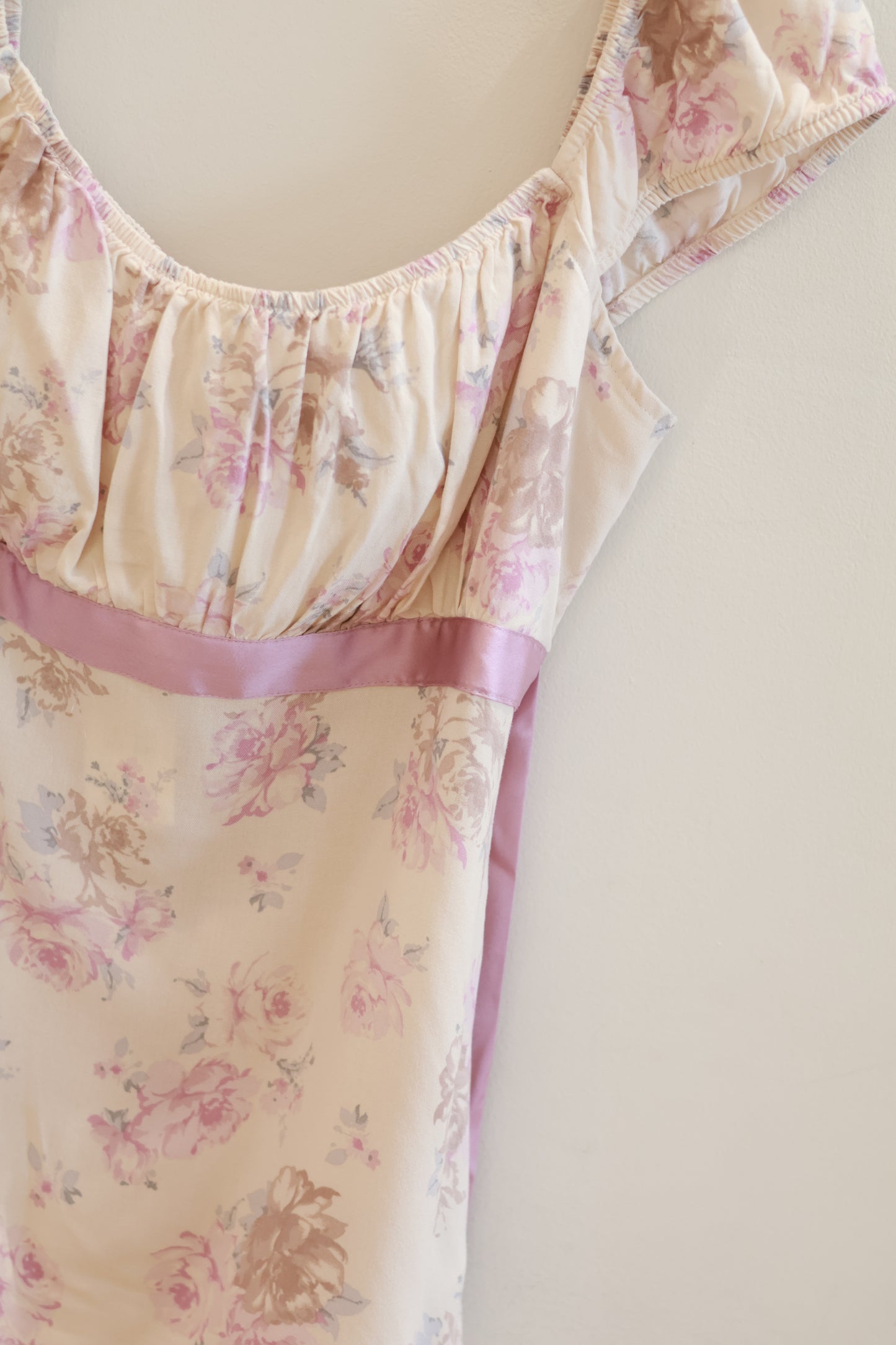 HOLLISTER Easy Satin Tie Babydoll Top