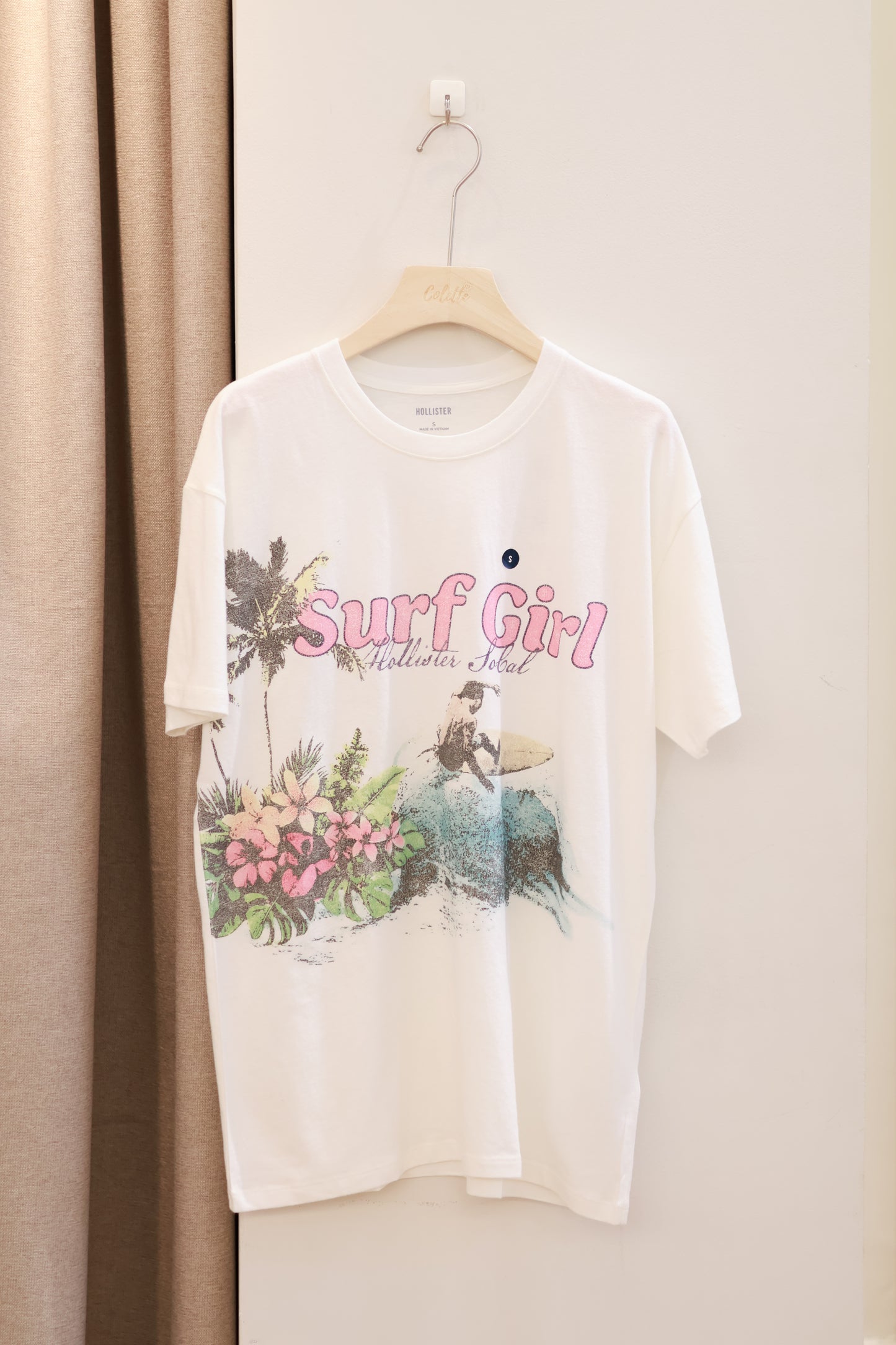 HOLLISTER Surf Girl Logo Graphic Tee