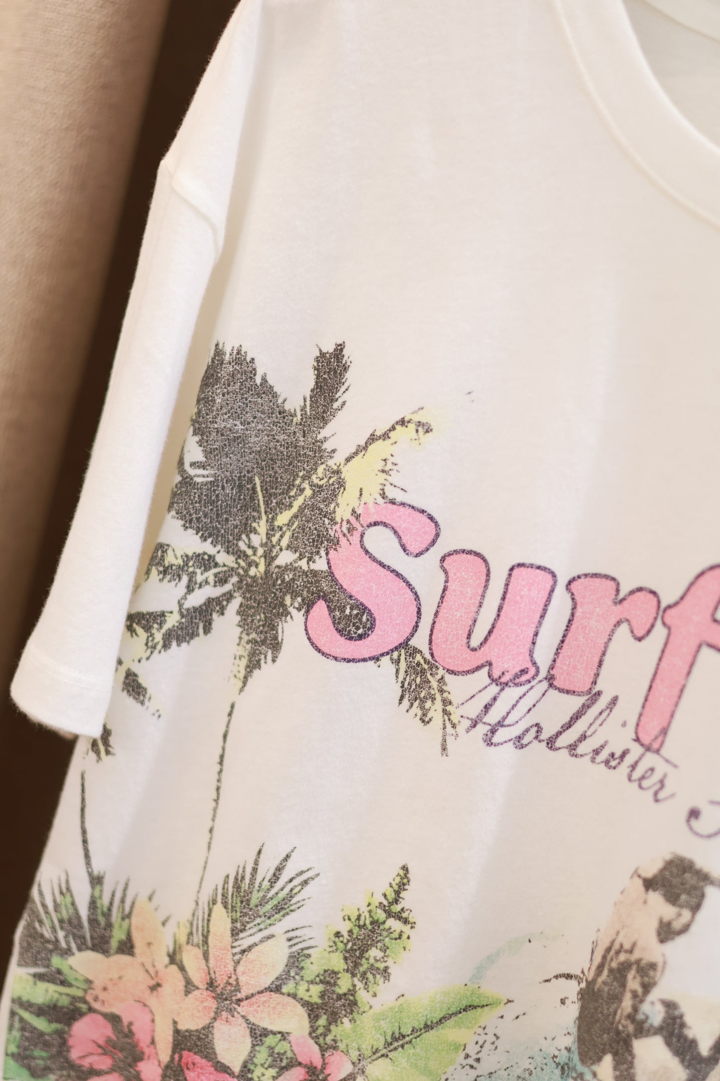 HOLLISTER Surf Girl Logo Graphic Tee