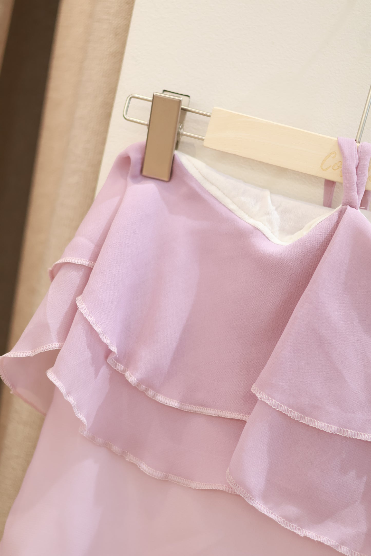 MAISON CHER Frill Halter