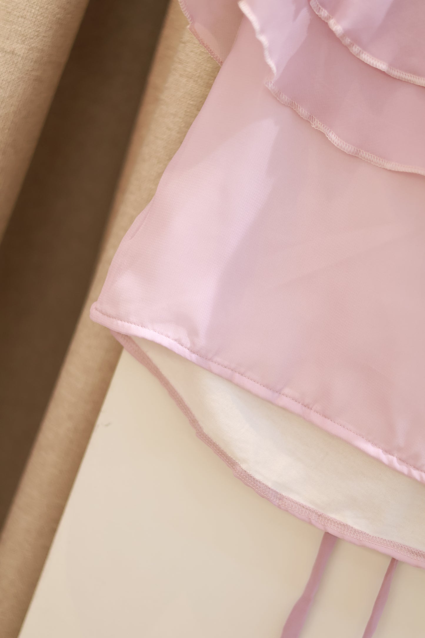 MAISON CHER Frill Halter