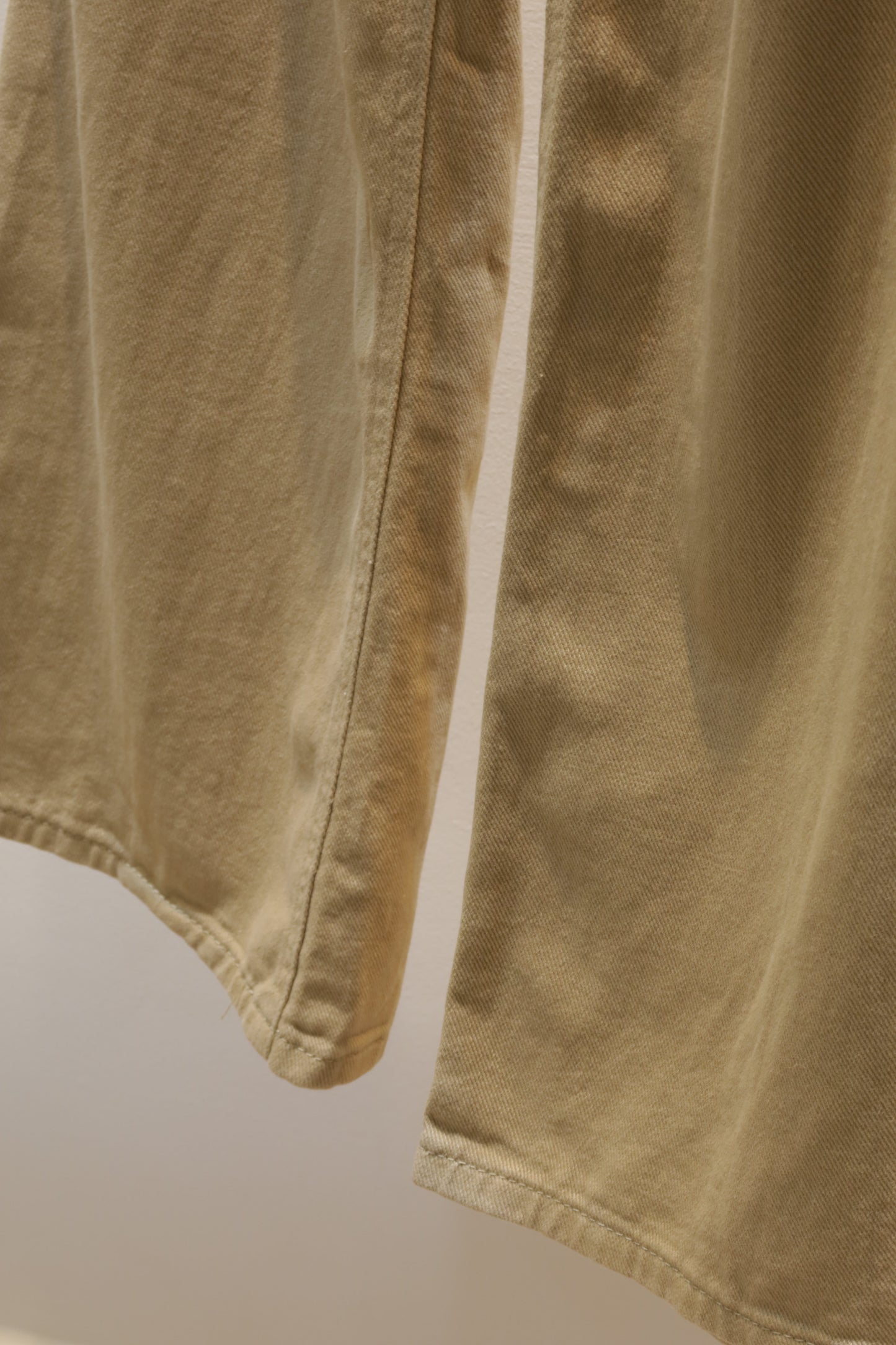 Brown denim jeans