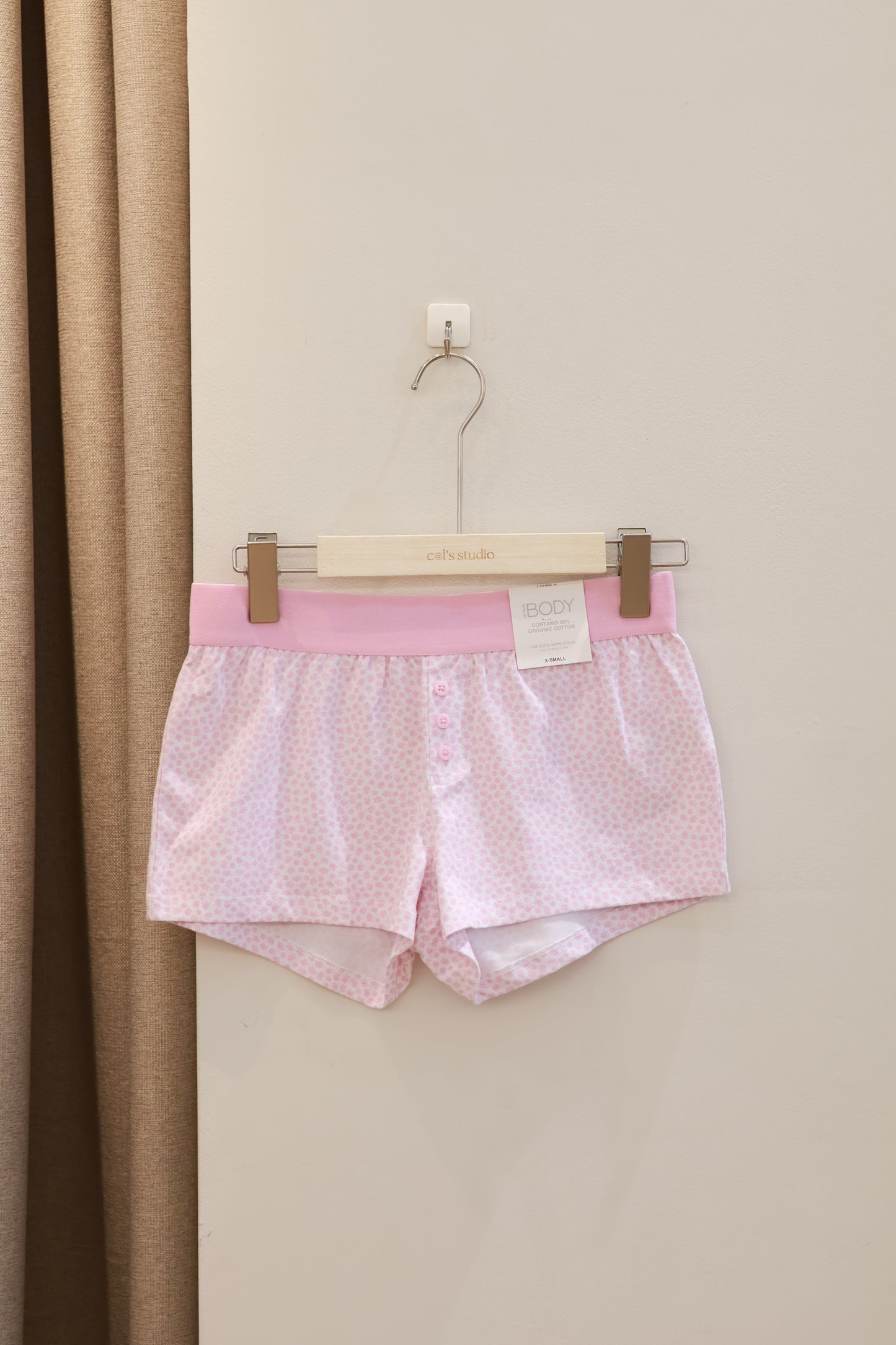 COTTON ON BABY PINK BOY SHORTS