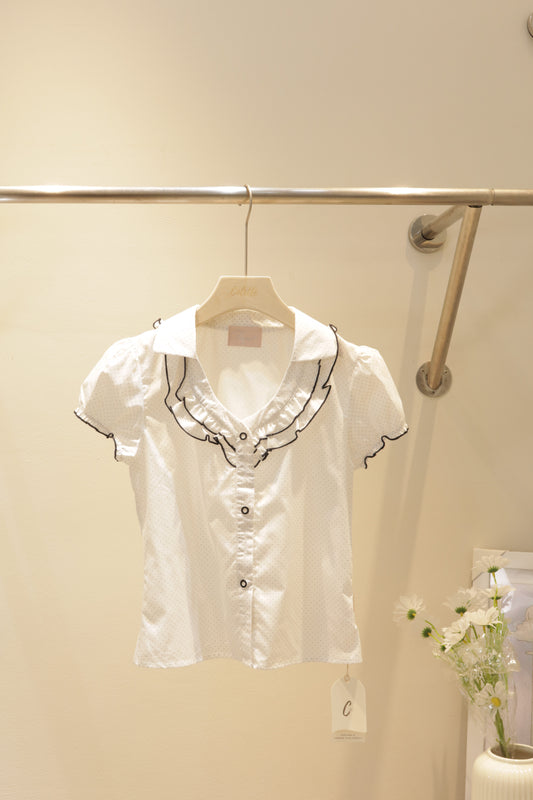 Paradise mini dots blouse