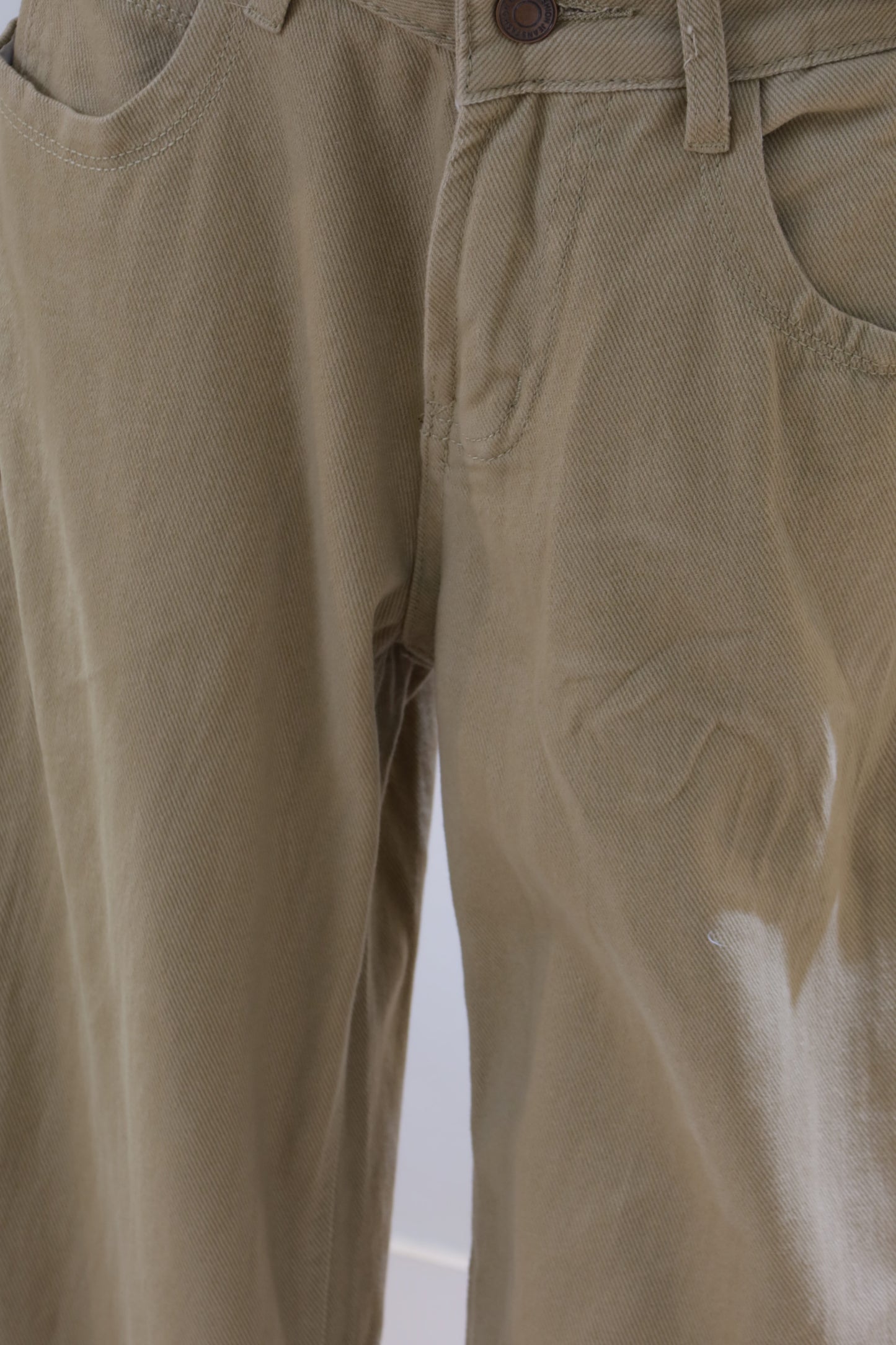 Brown denim jeans
