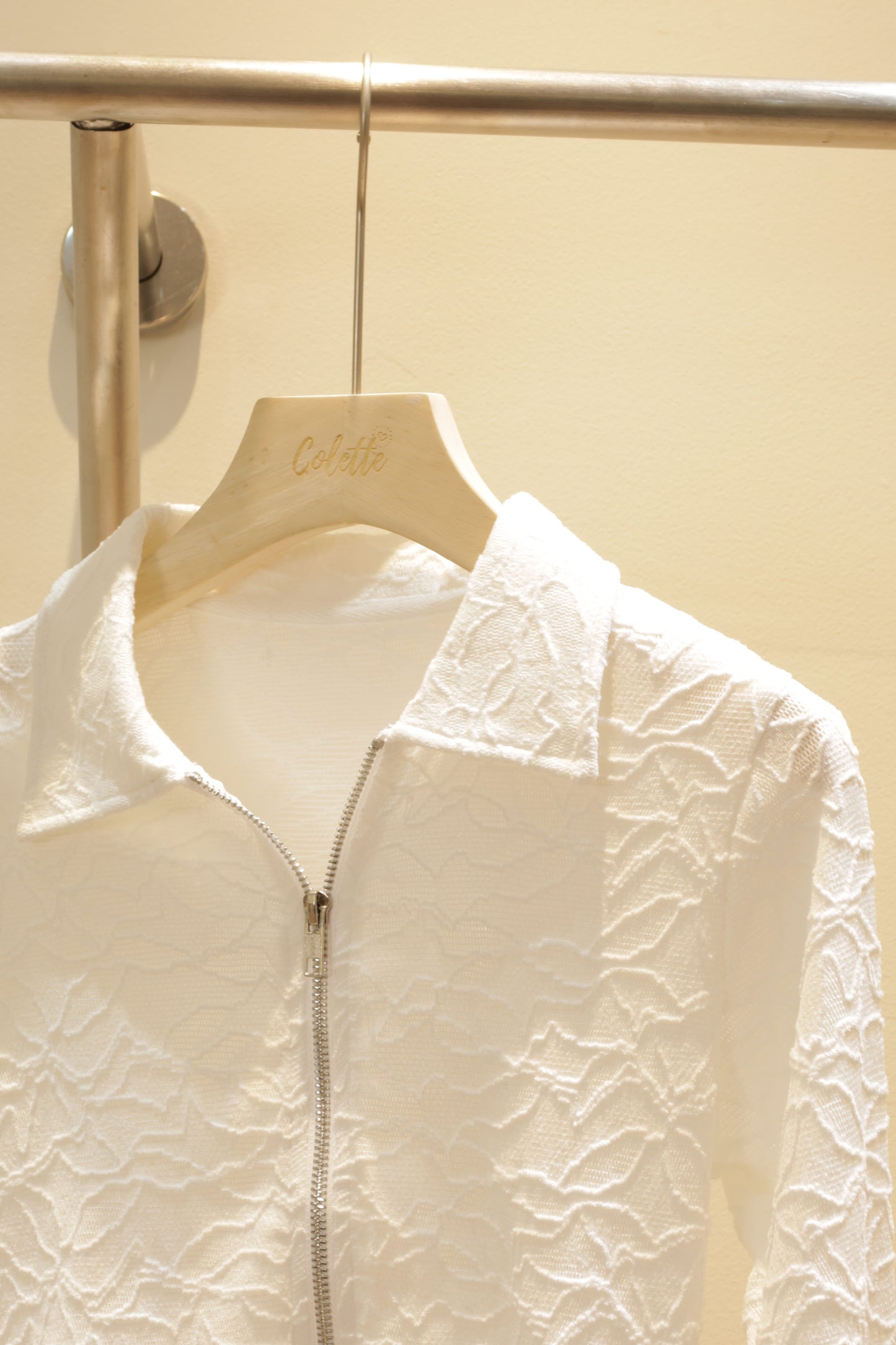 Double zippered long sleeve