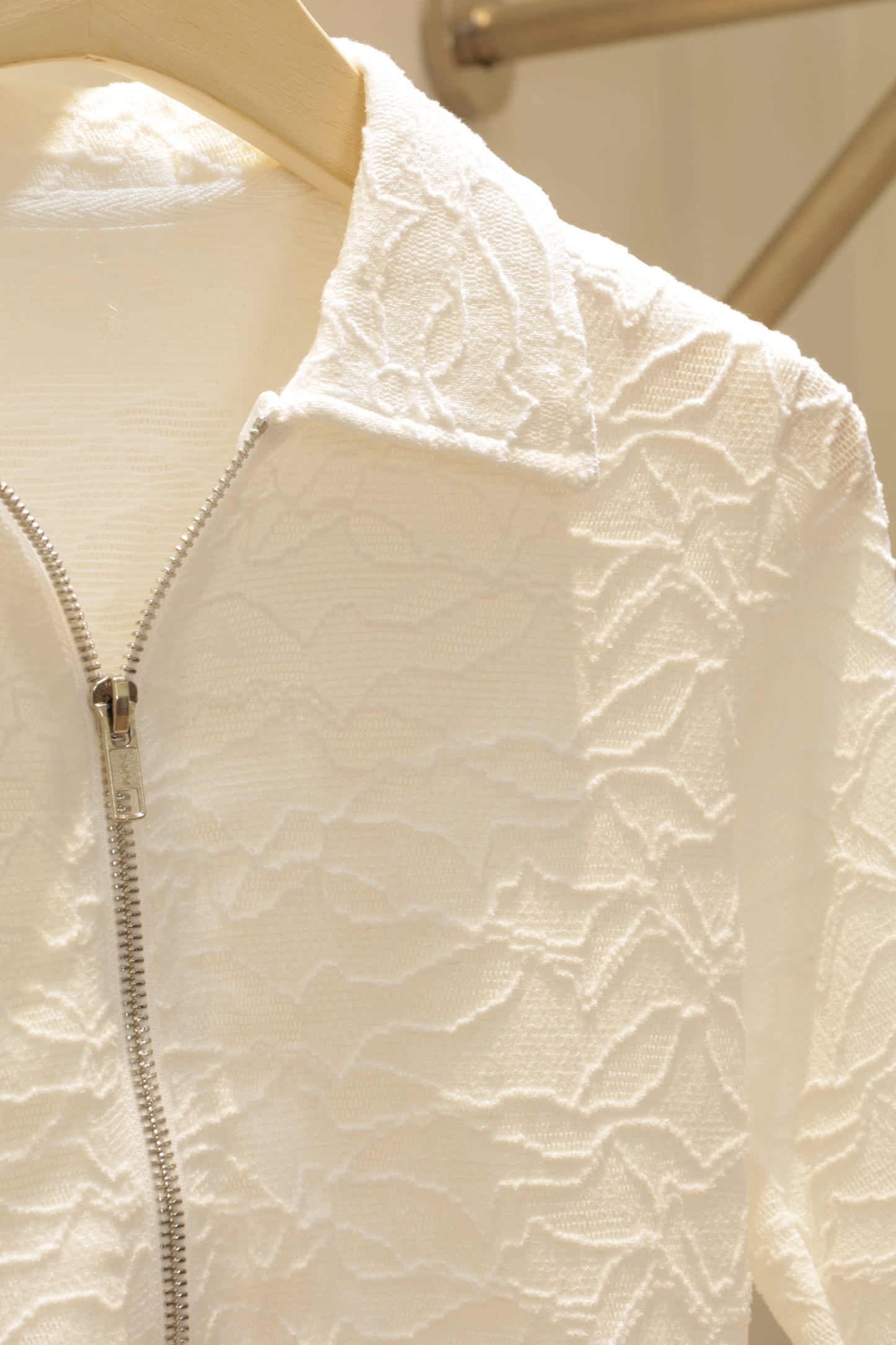 Double zippered long sleeve