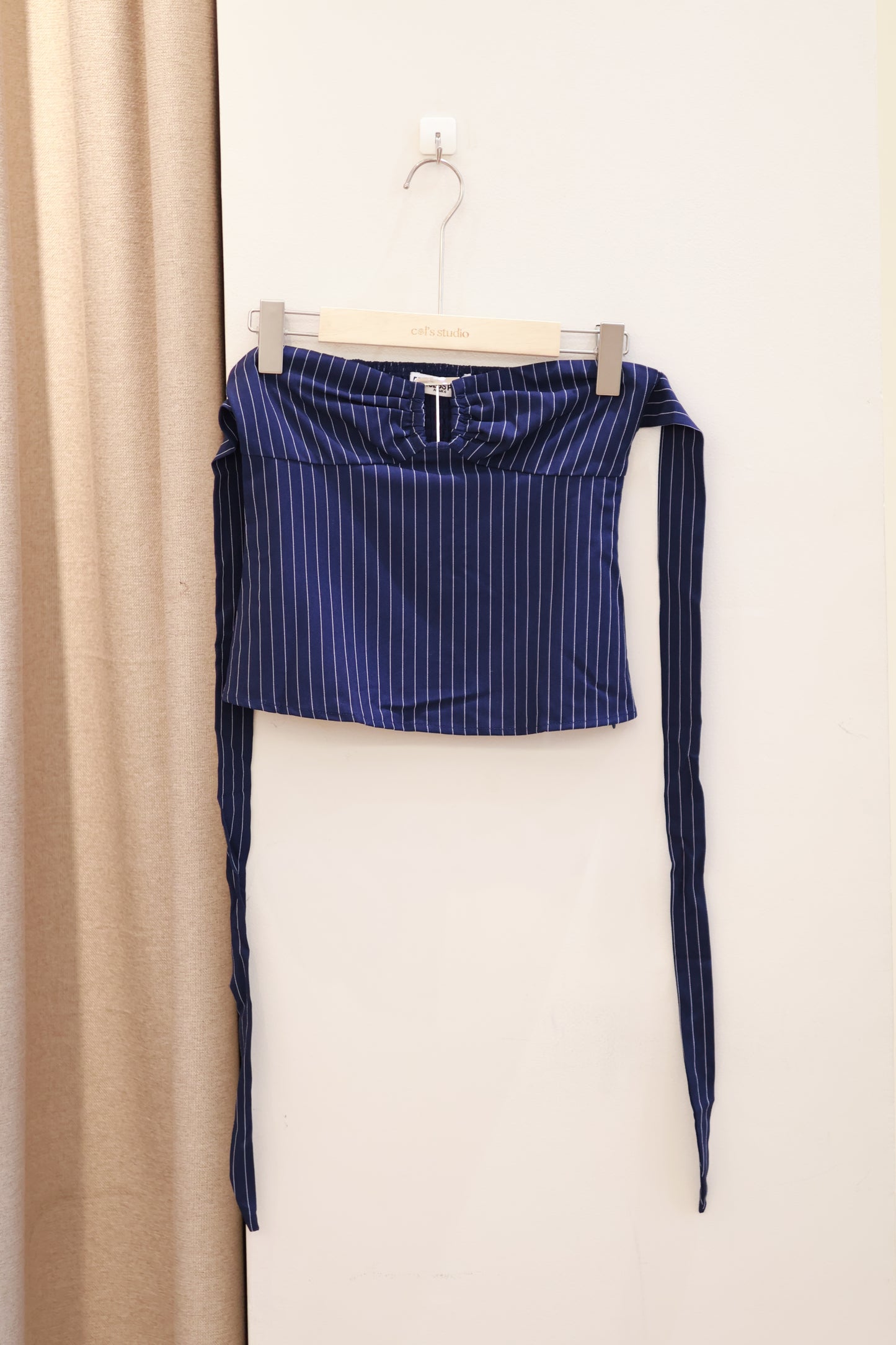 Princess Polly Isabella Halter Top (NAVY)