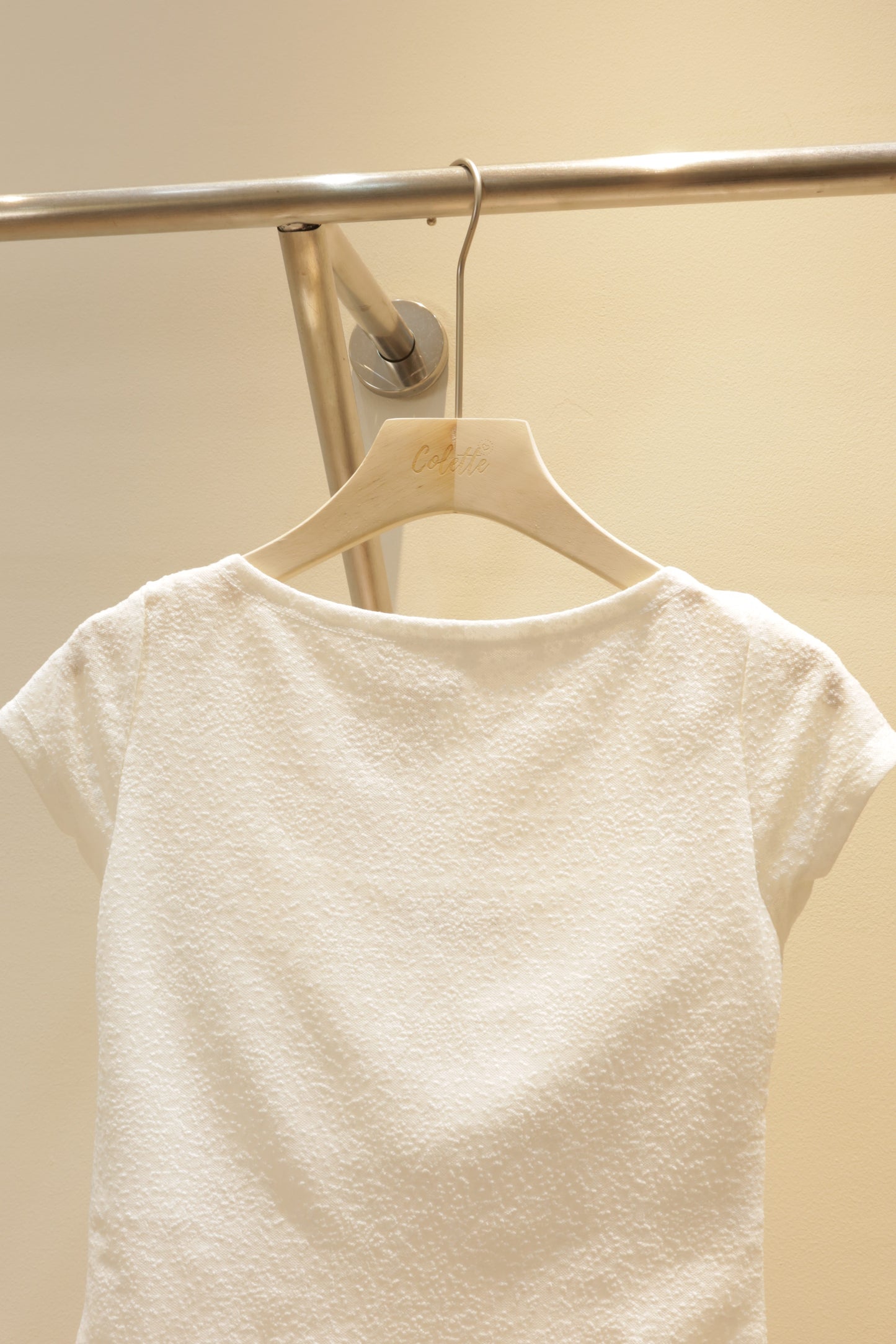 Back cut white top
