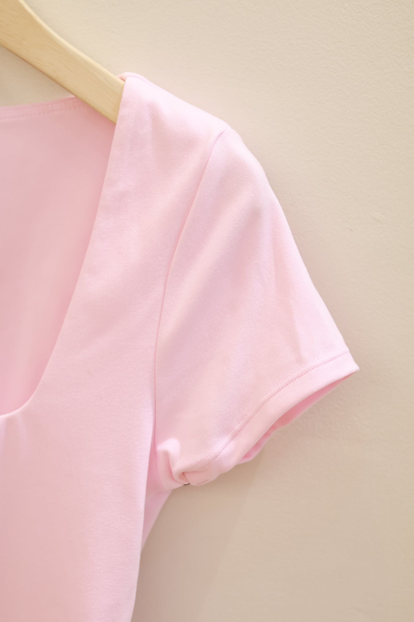 COTTON ON BABY PINK SQUARE NECK TOP