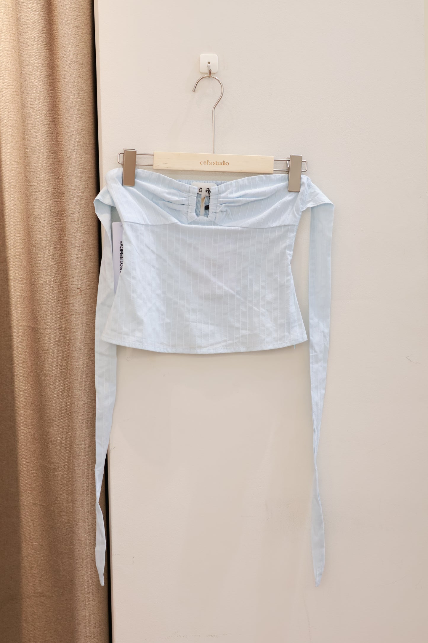 Princess Polly Isabella Halter Top (BABY BLUE)