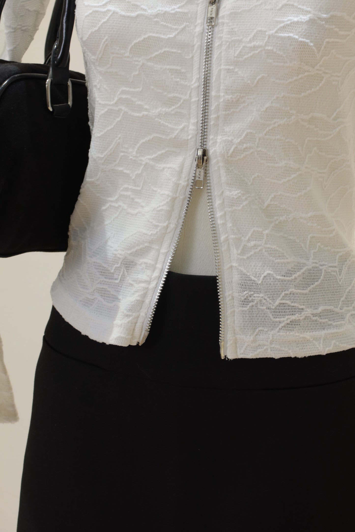 Double zippered long sleeve