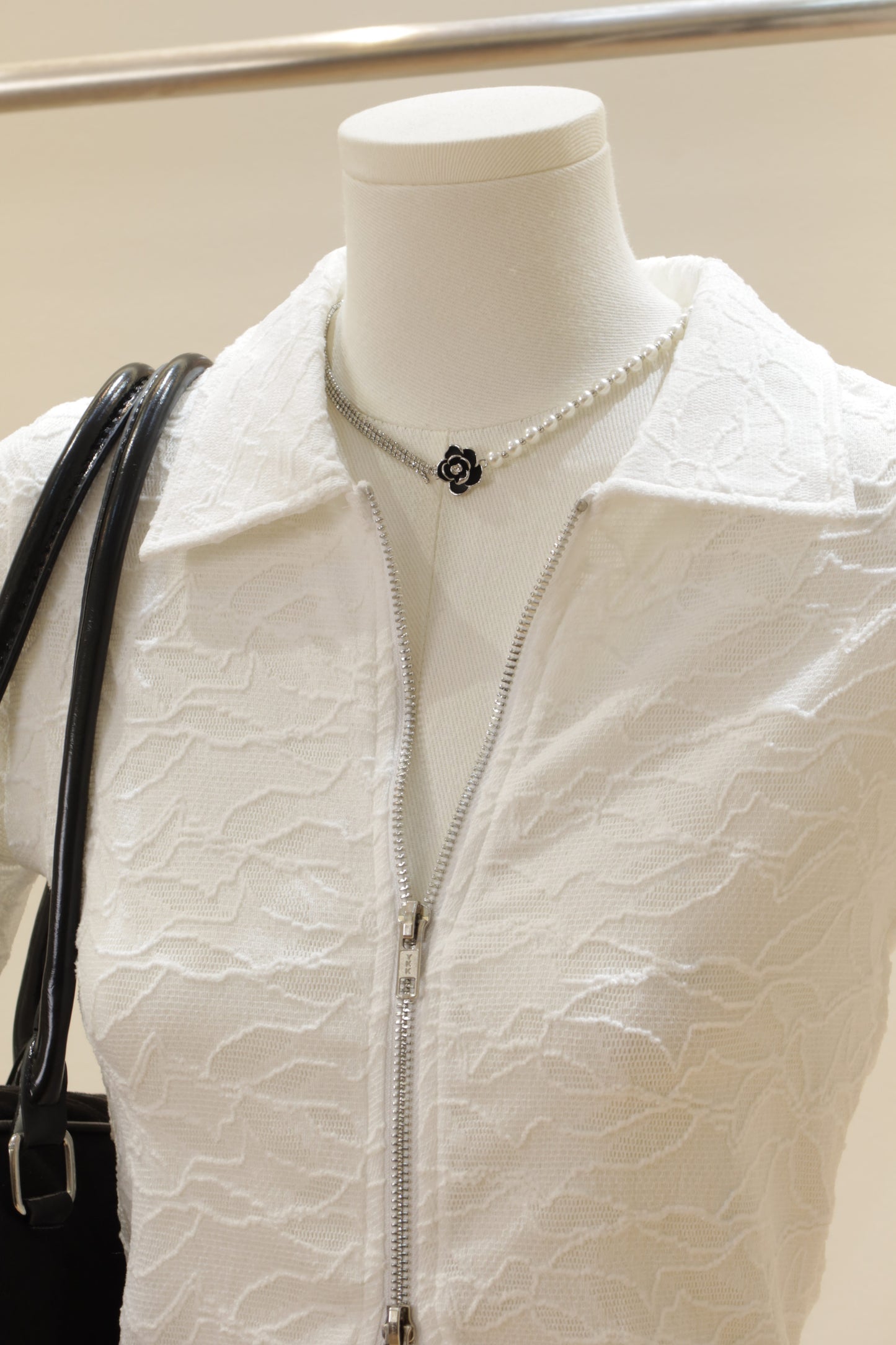 Double zippered long sleeve