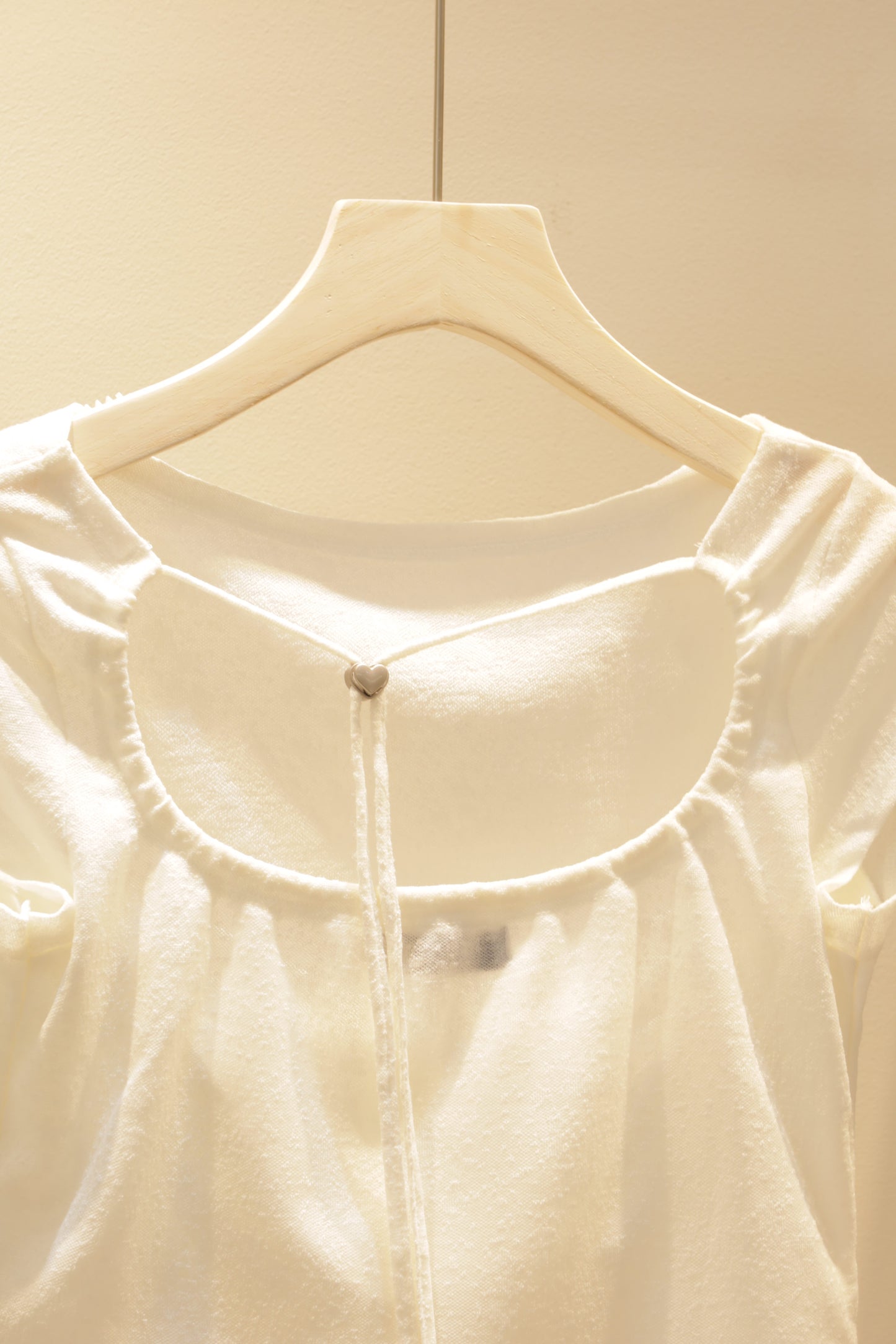 Back cut white top