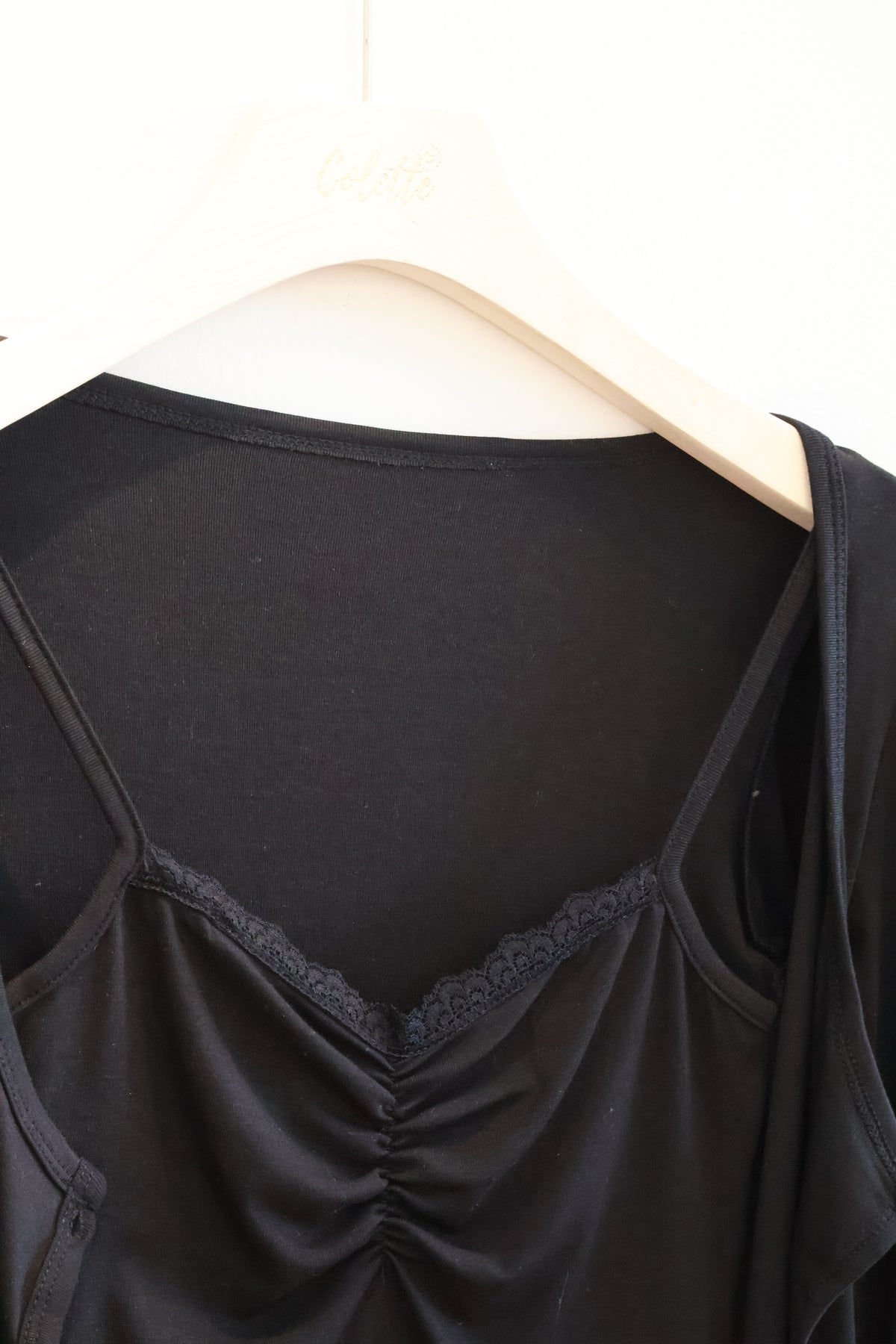AUD  Two-Piece Long Sleeve Lace Top