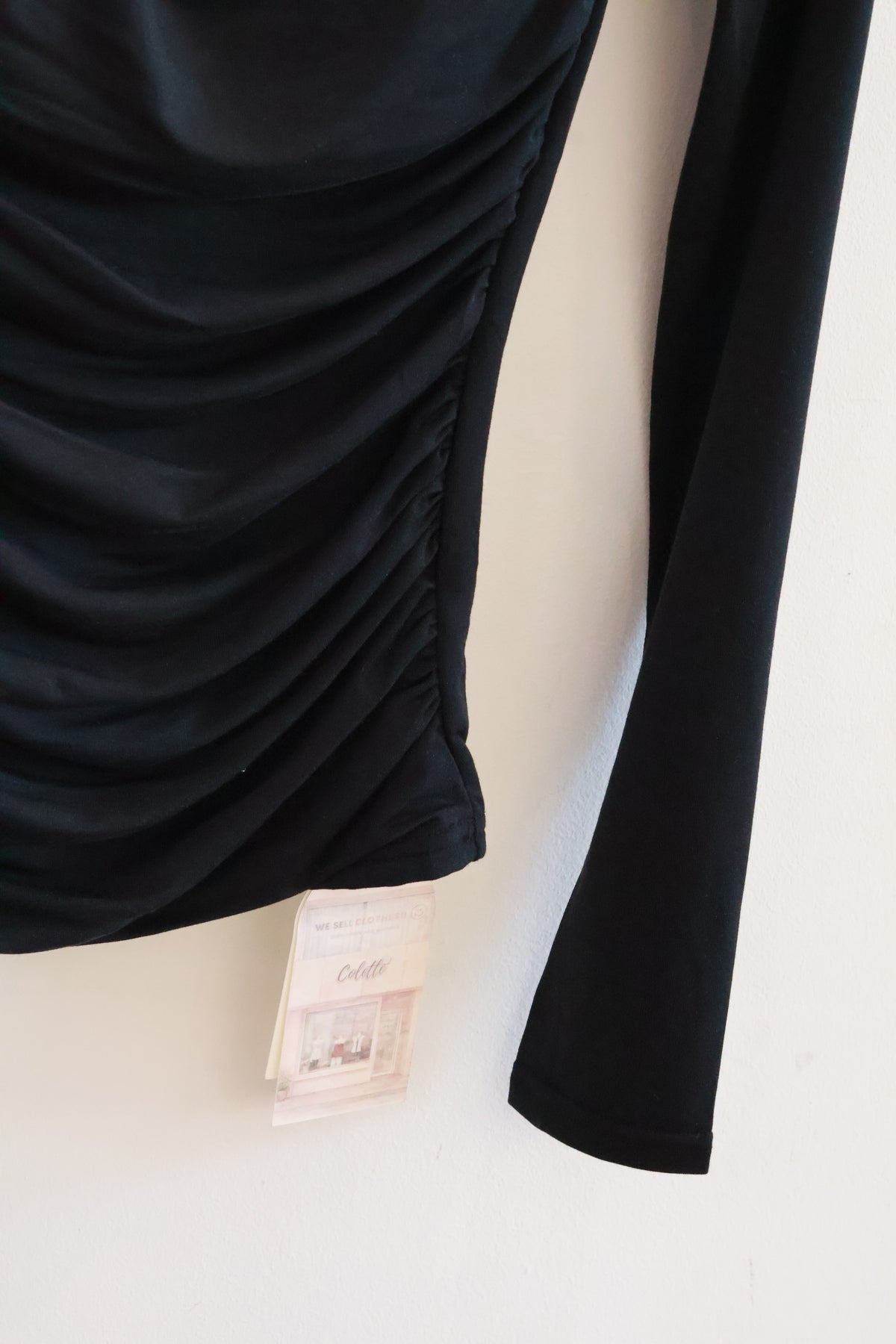 AUD Square Neck Long Sleeve Top